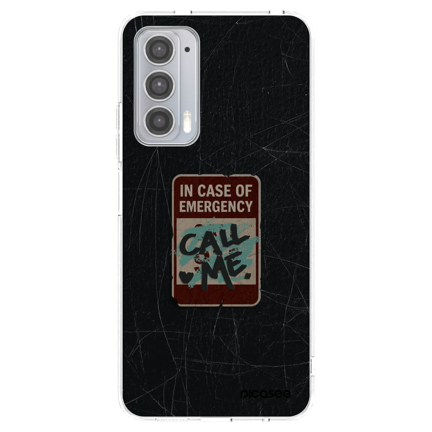 Picasee husă transparentă din silicon pentru Motorola Edge 20 - EMERGENCY