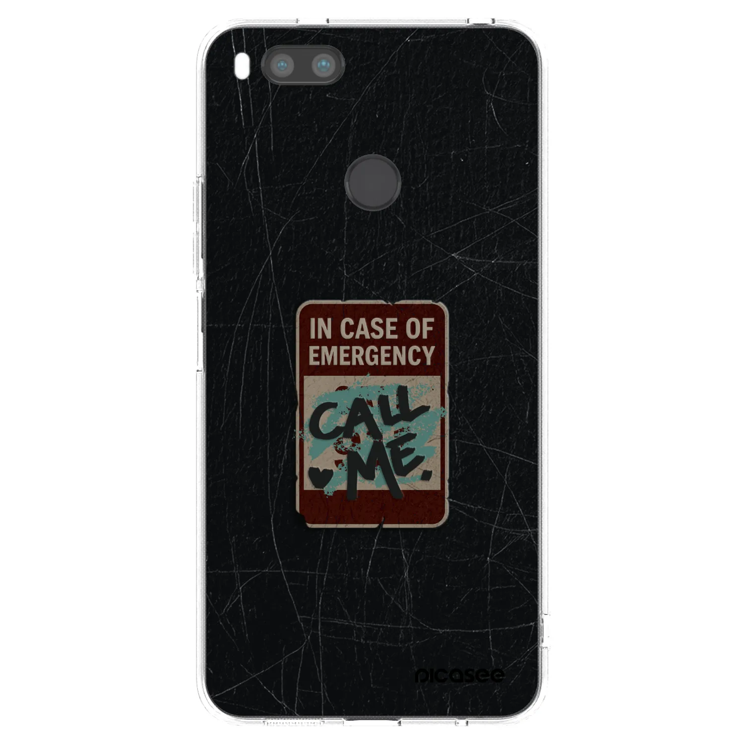 Picasee husă transparentă din silicon pentru Xiaomi Redmi A1 - EMERGENCY