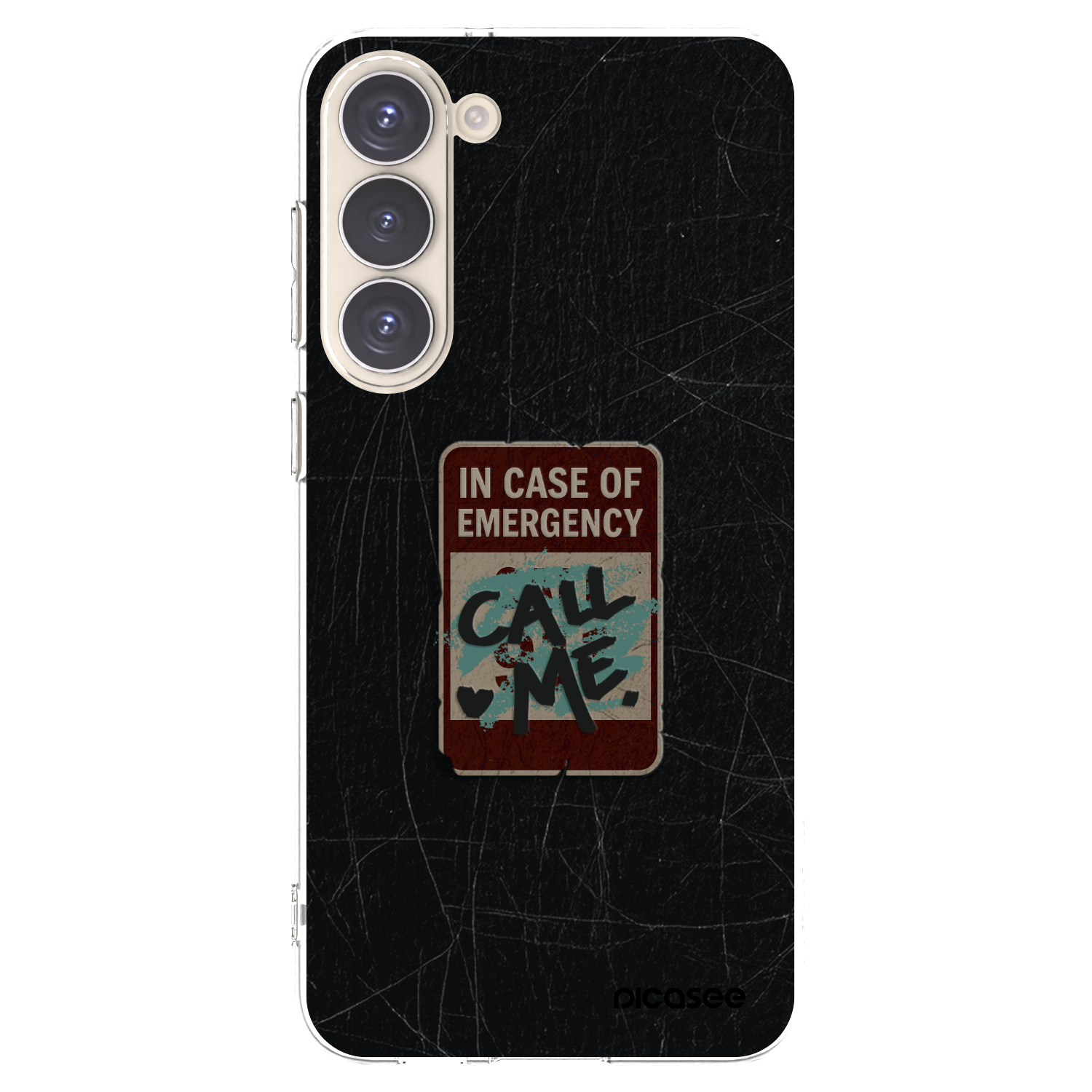 Picasee husă transparentă din silicon pentru Samsung Galaxy S23+ 5G - EMERGENCY