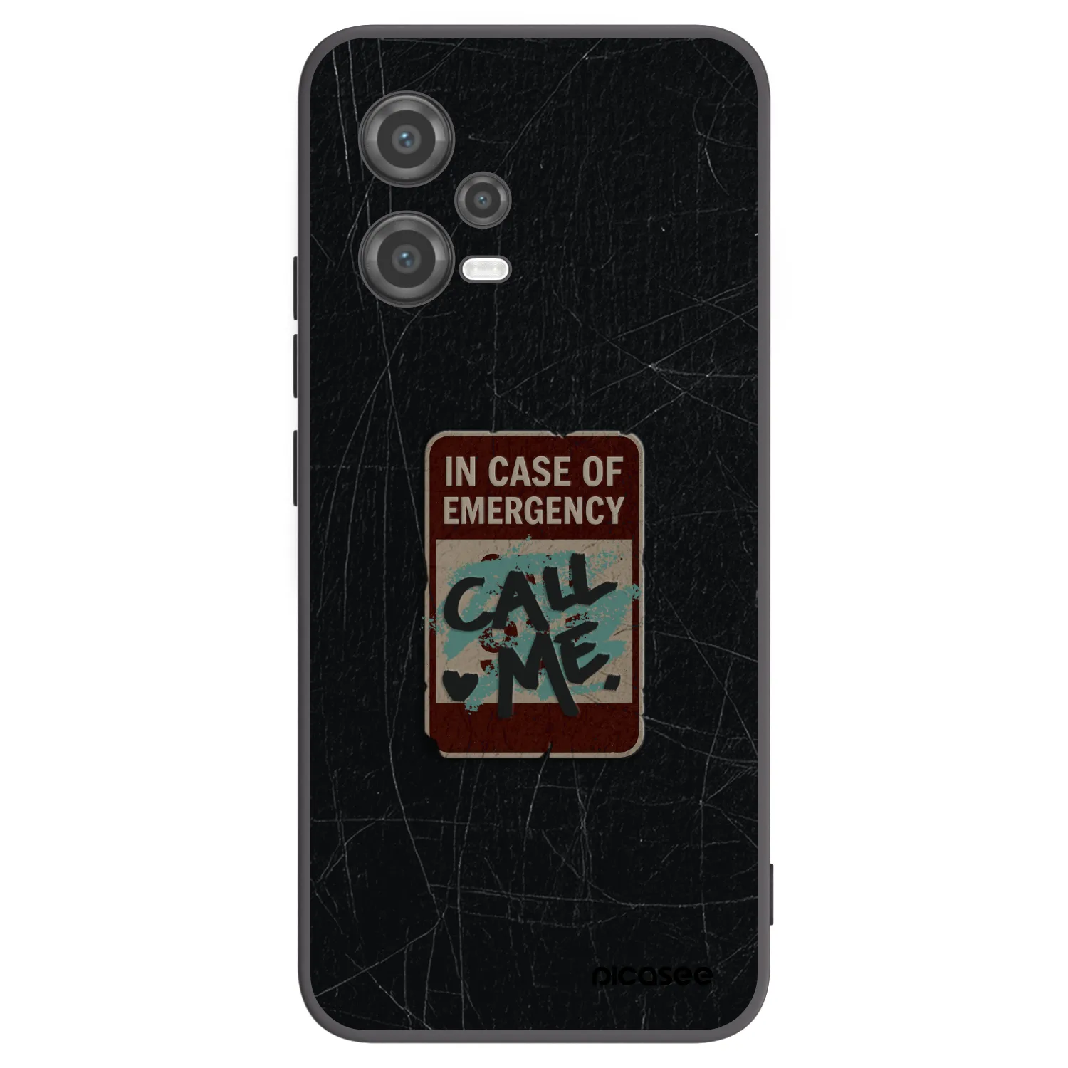 Picasee husă neagră din silicon pentru Xiaomi Poco X5 - EMERGENCY