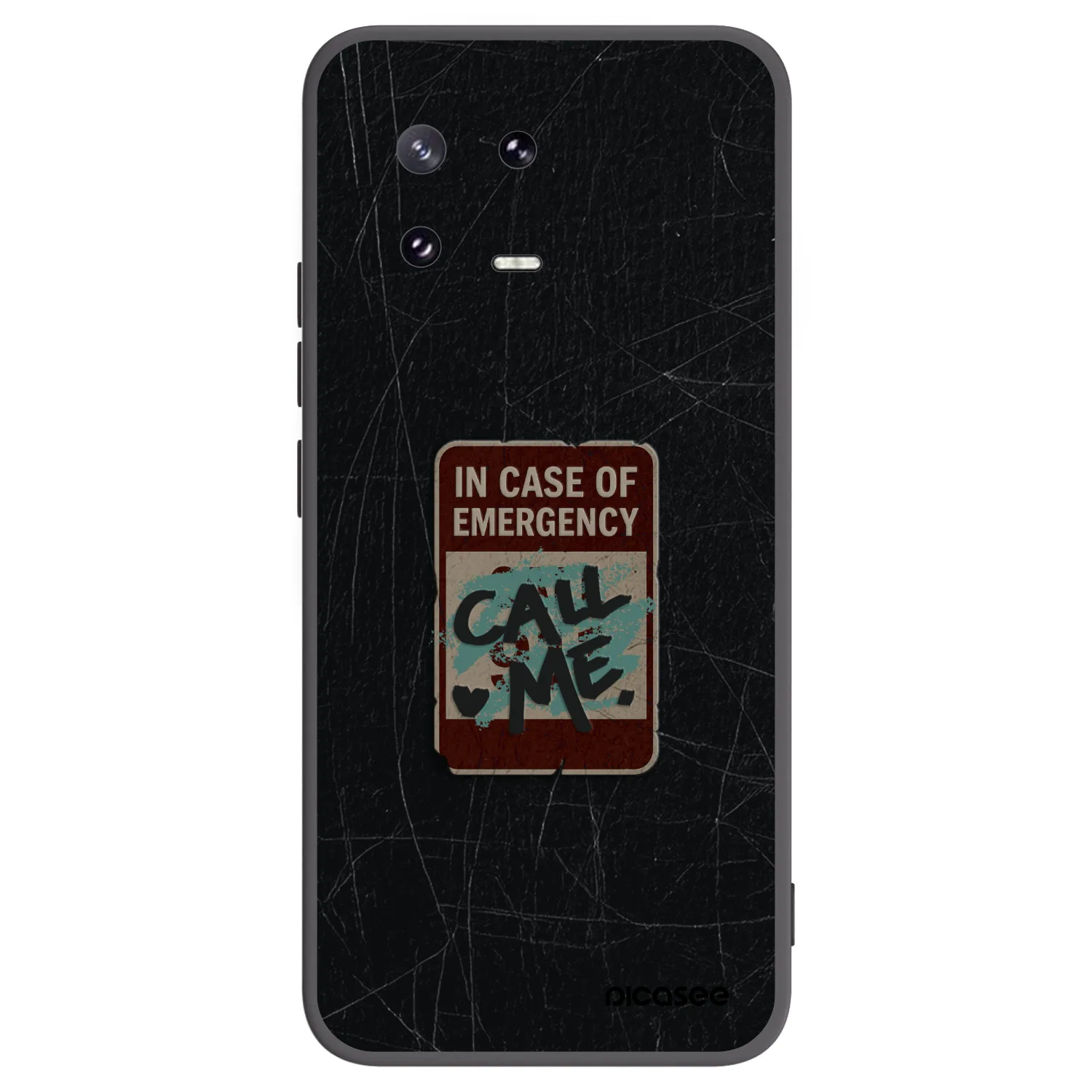 Picasee husă neagră din silicon pentru Xiaomi 13 Pro - EMERGENCY