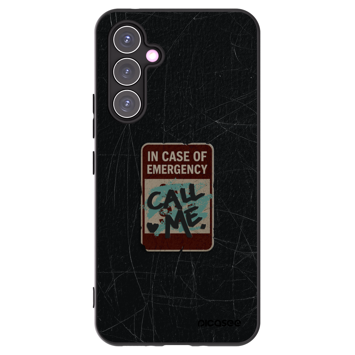 Picasee husă neagră din silicon pentru Samsung Galaxy A54 5G A546B - EMERGENCY