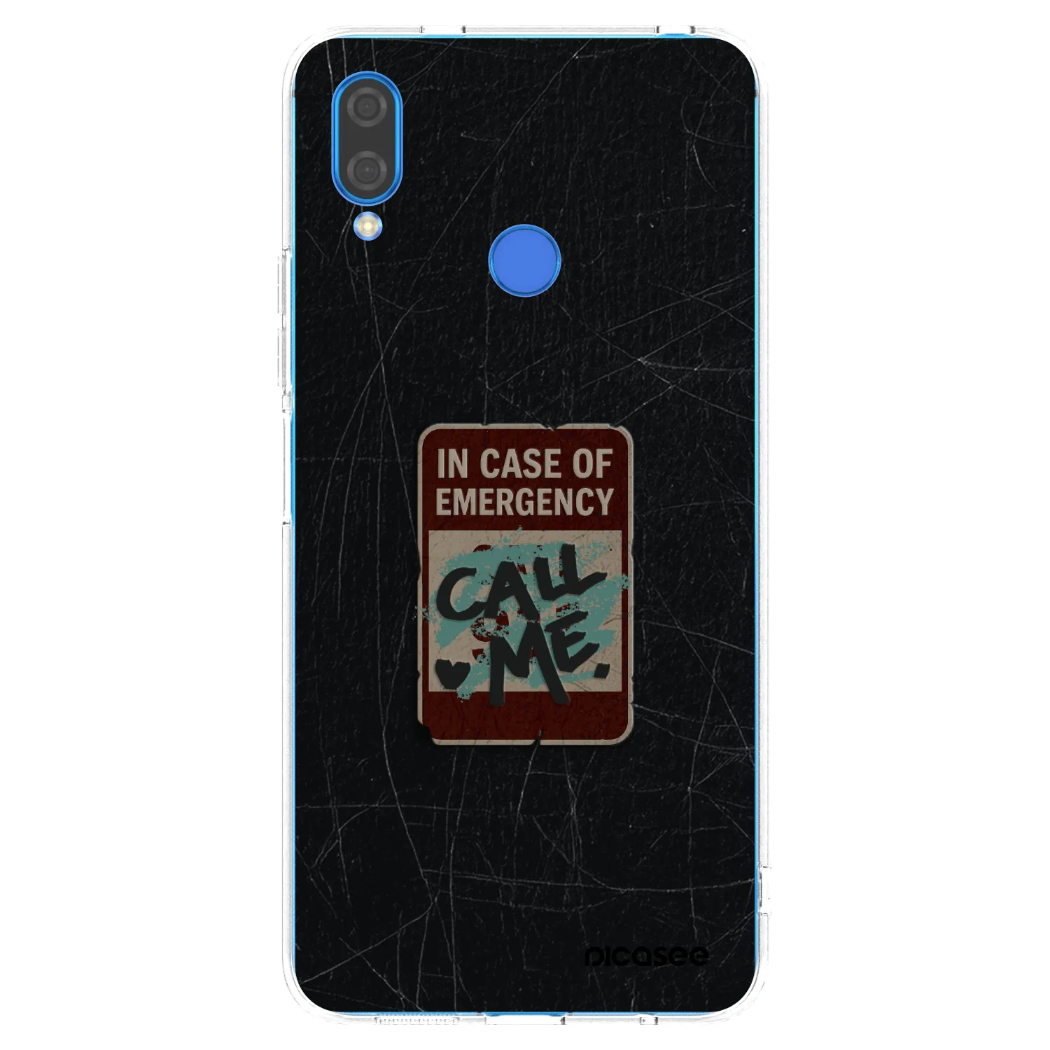 Picasee husă transparentă din silicon pentru Huawei Nova 3 - EMERGENCY