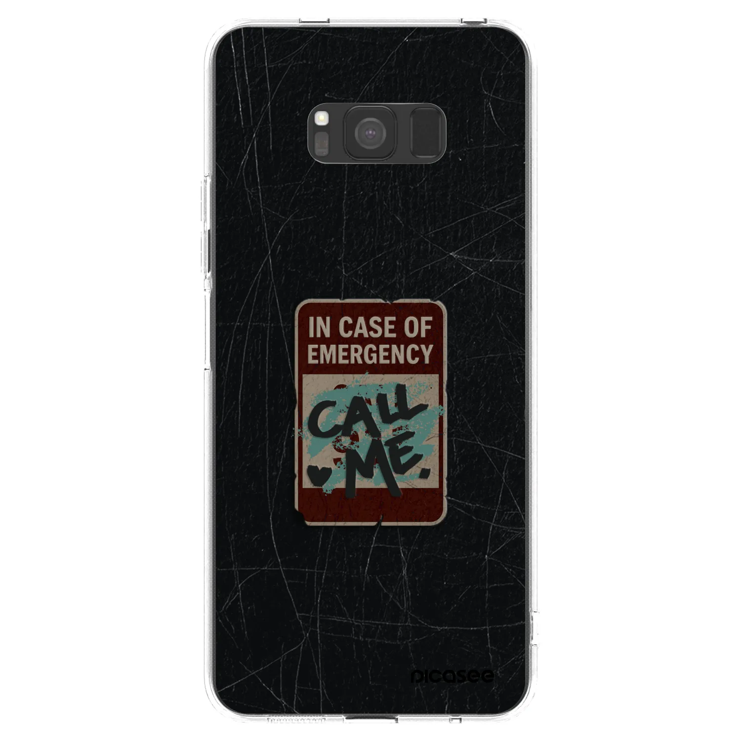 Picasee husă transparentă din silicon pentru Samsung Galaxy S8 G950F - EMERGENCY