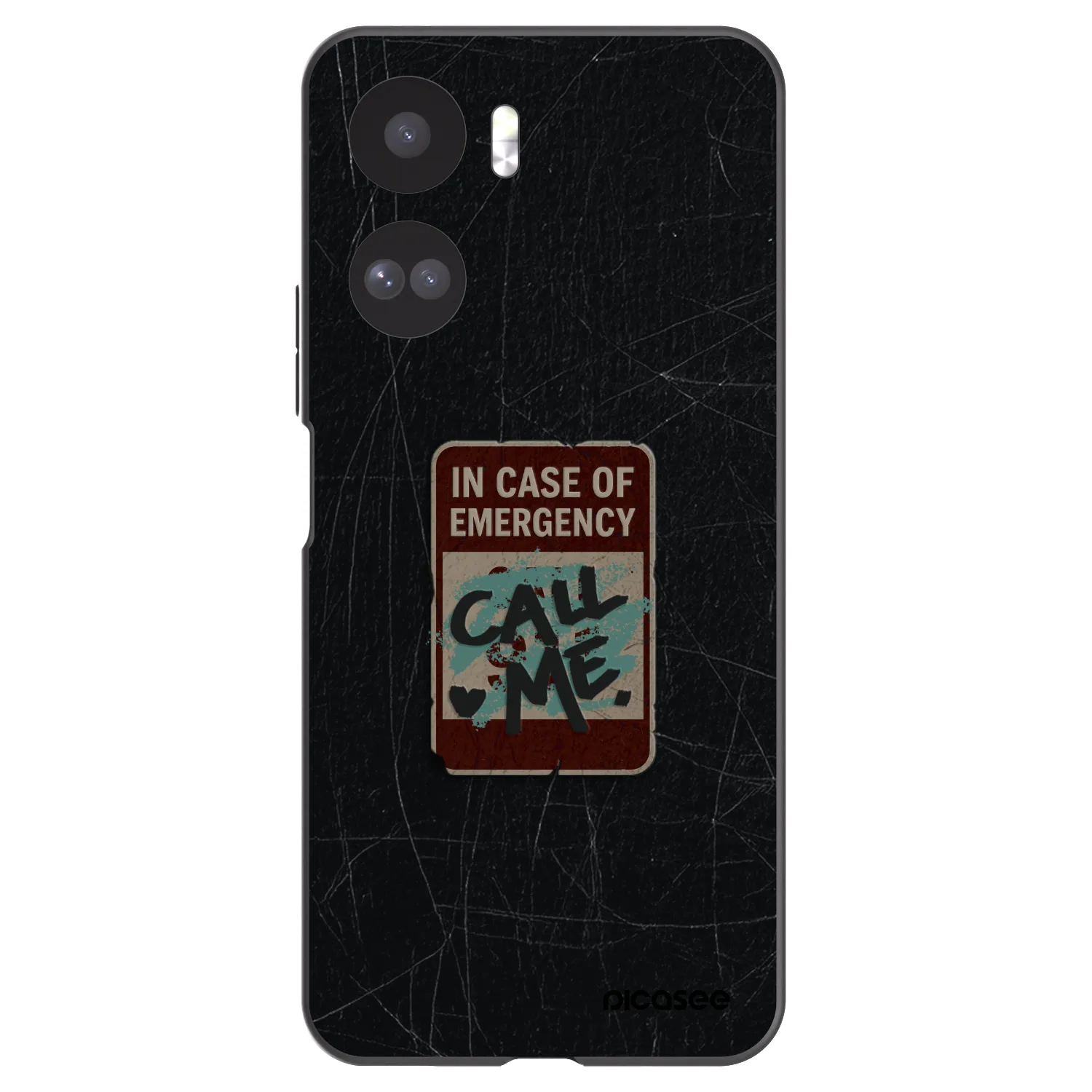 Picasee husă neagră din silicon pentru Honor 90 Lite 5G - EMERGENCY