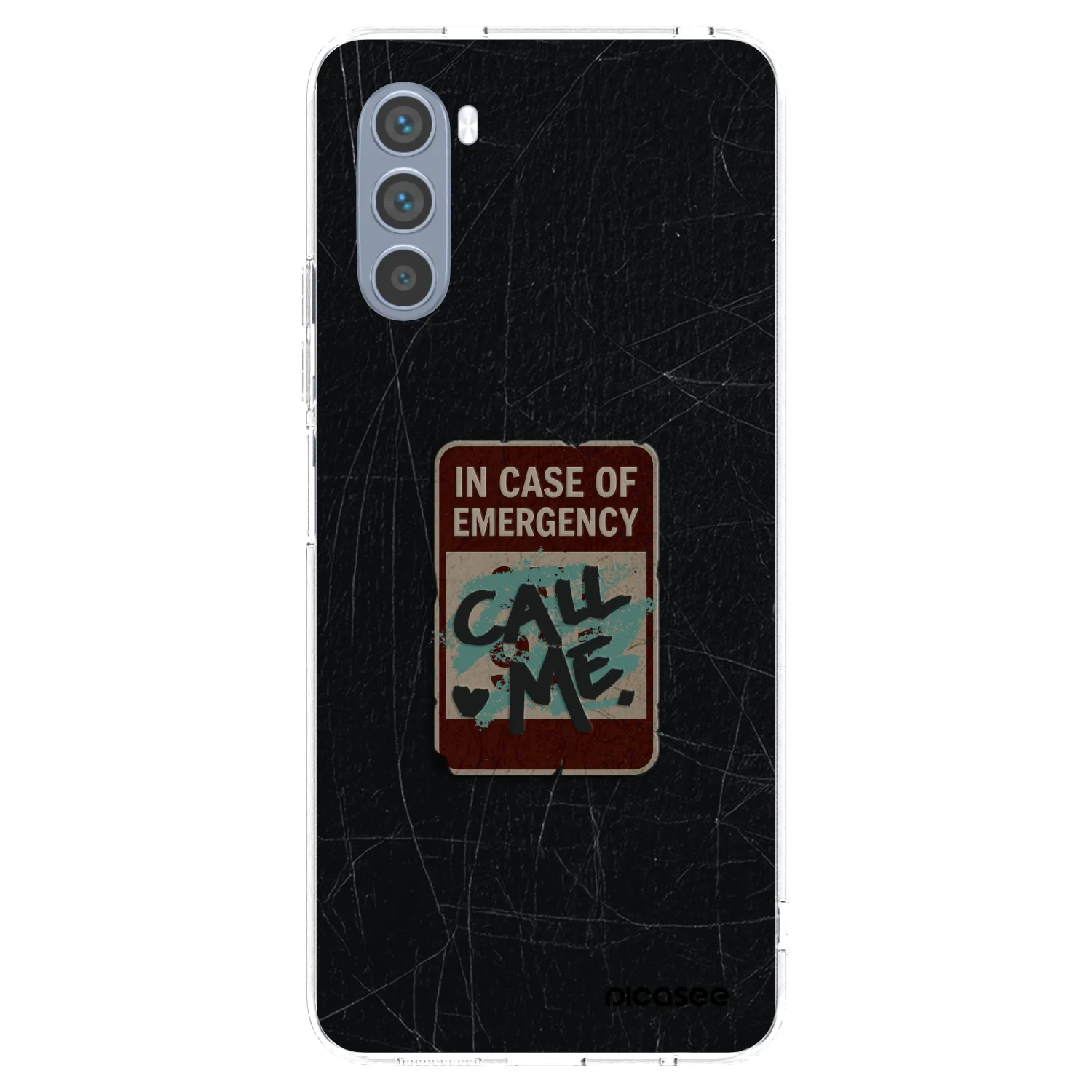 Picasee husă transparentă din silicon pentru Motorola Moto G62 - EMERGENCY