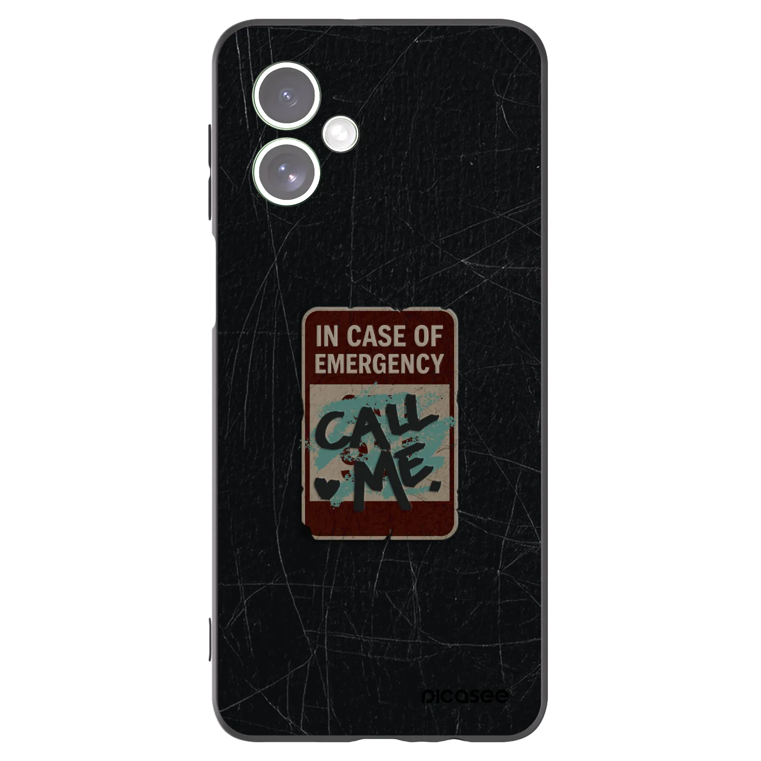 Picasee husă neagră din silicon pentru Motorola Moto G54 5G - EMERGENCY