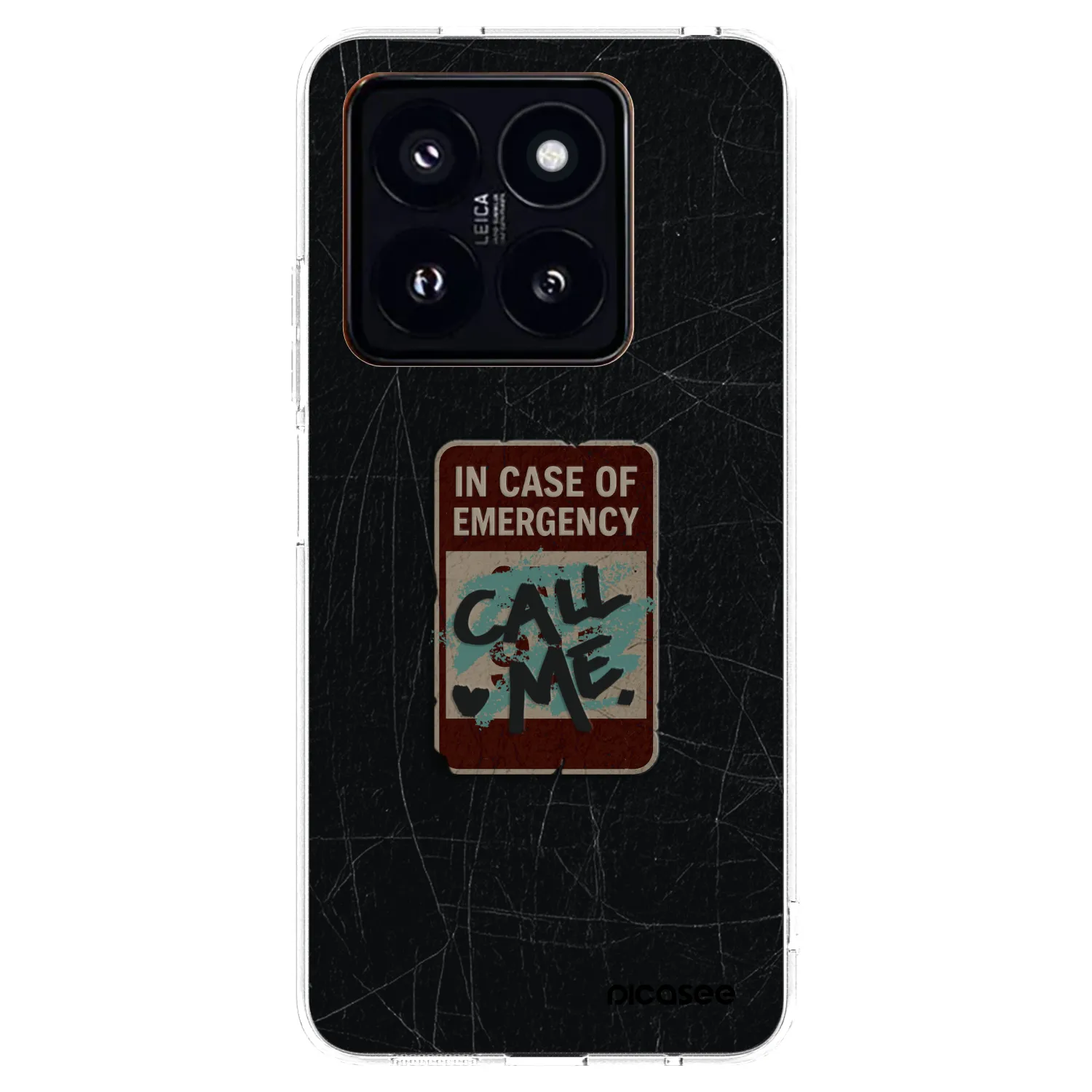 Picasee husă transparentă din silicon pentru Xiaomi 14 Pro - EMERGENCY