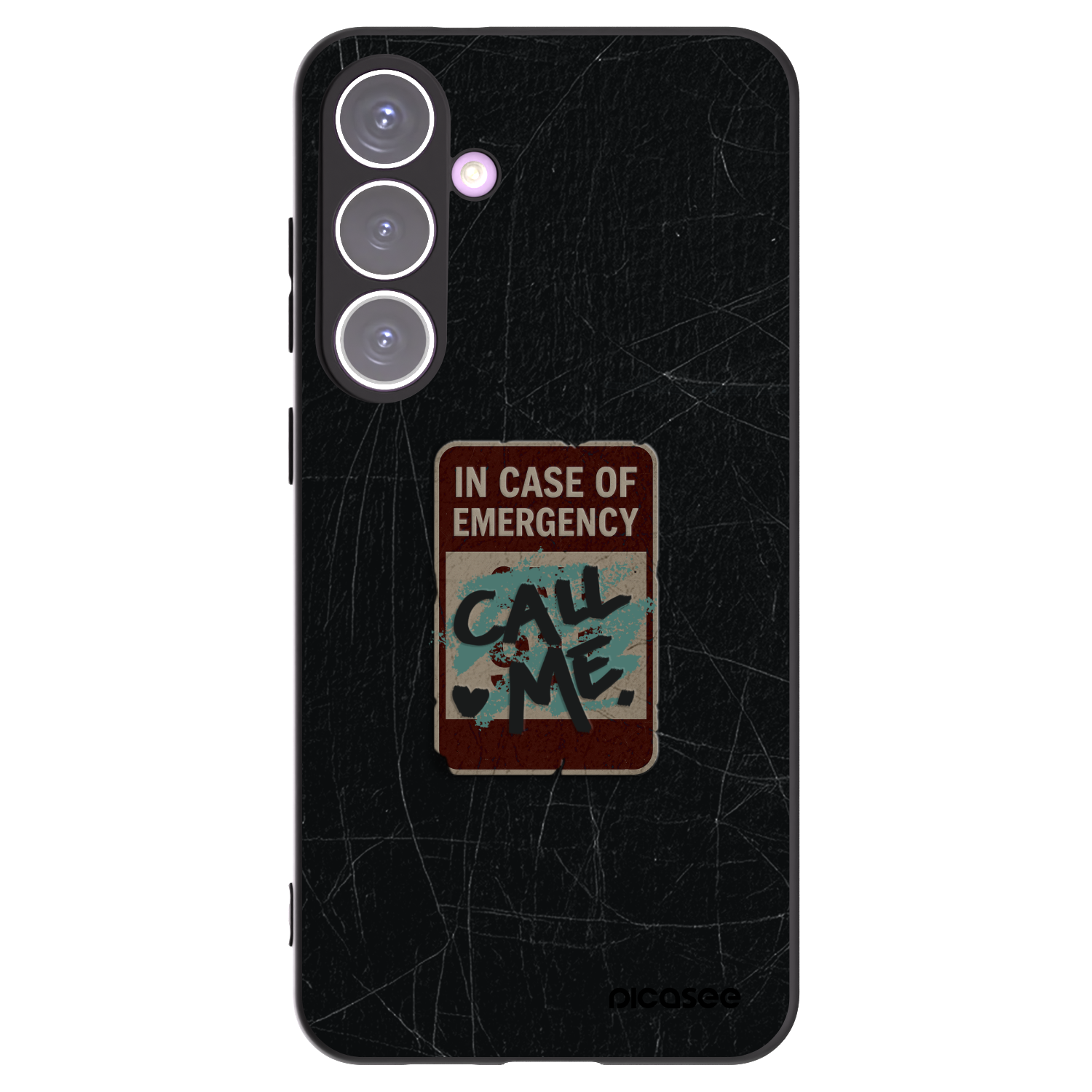 Picasee husă neagră din silicon pentru Samsung Galaxy S24+ S926B 5G - EMERGENCY