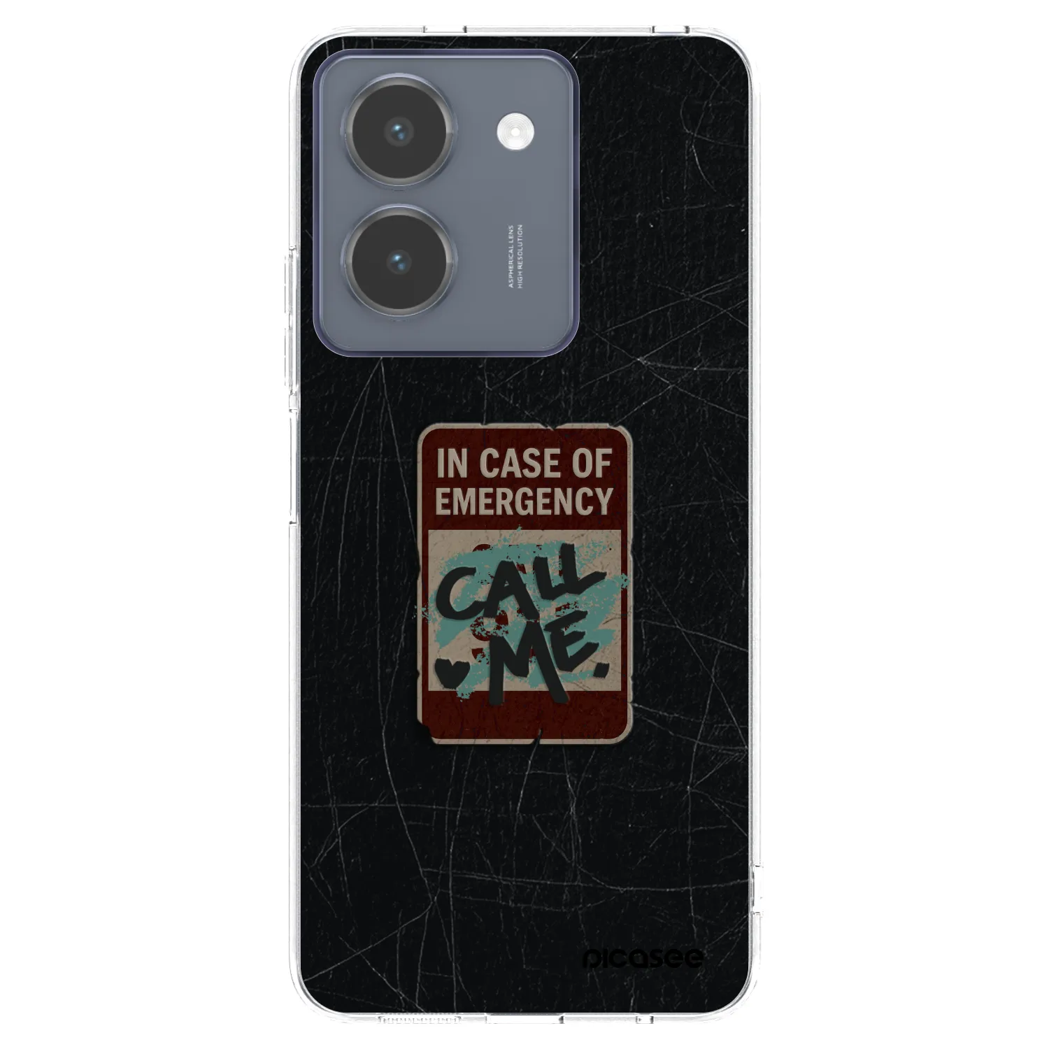 Picasee husă transparentă din silicon pentru Vivo Y36 4G - EMERGENCY