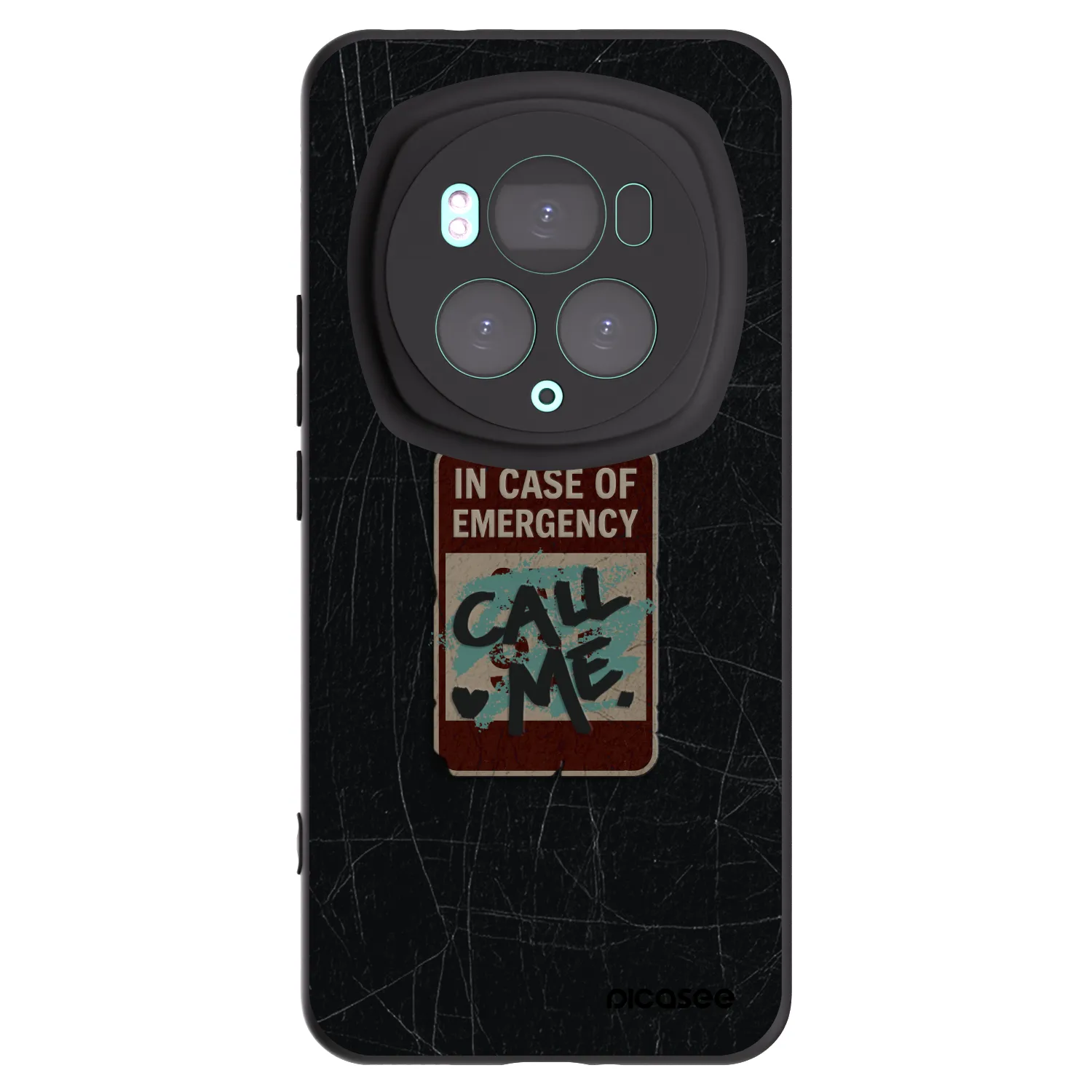 Picasee husă neagră din silicon pentru Honor Magic6 Pro - EMERGENCY