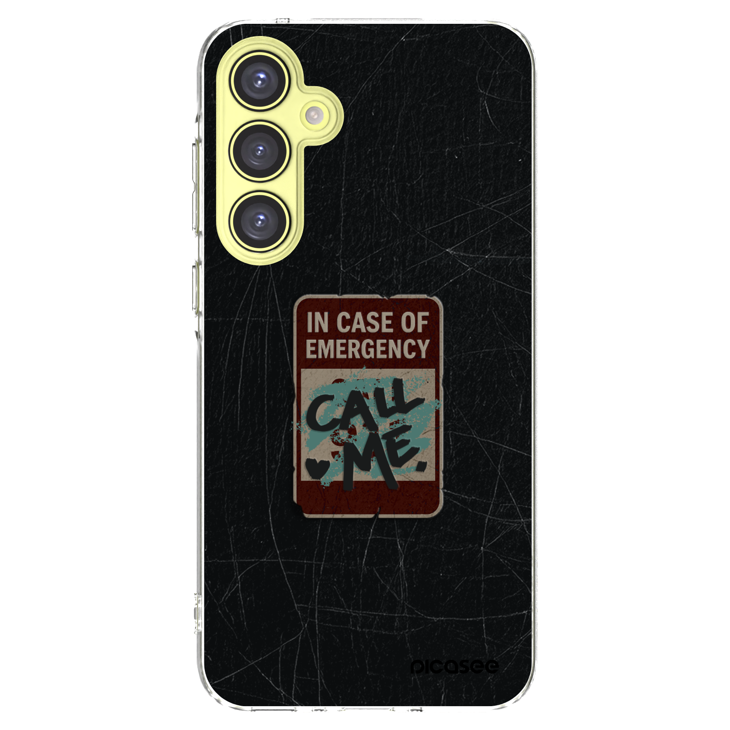 Picasee husă transparentă din silicon pentru Samsung Galaxy A35 5G A356B - EMERGENCY