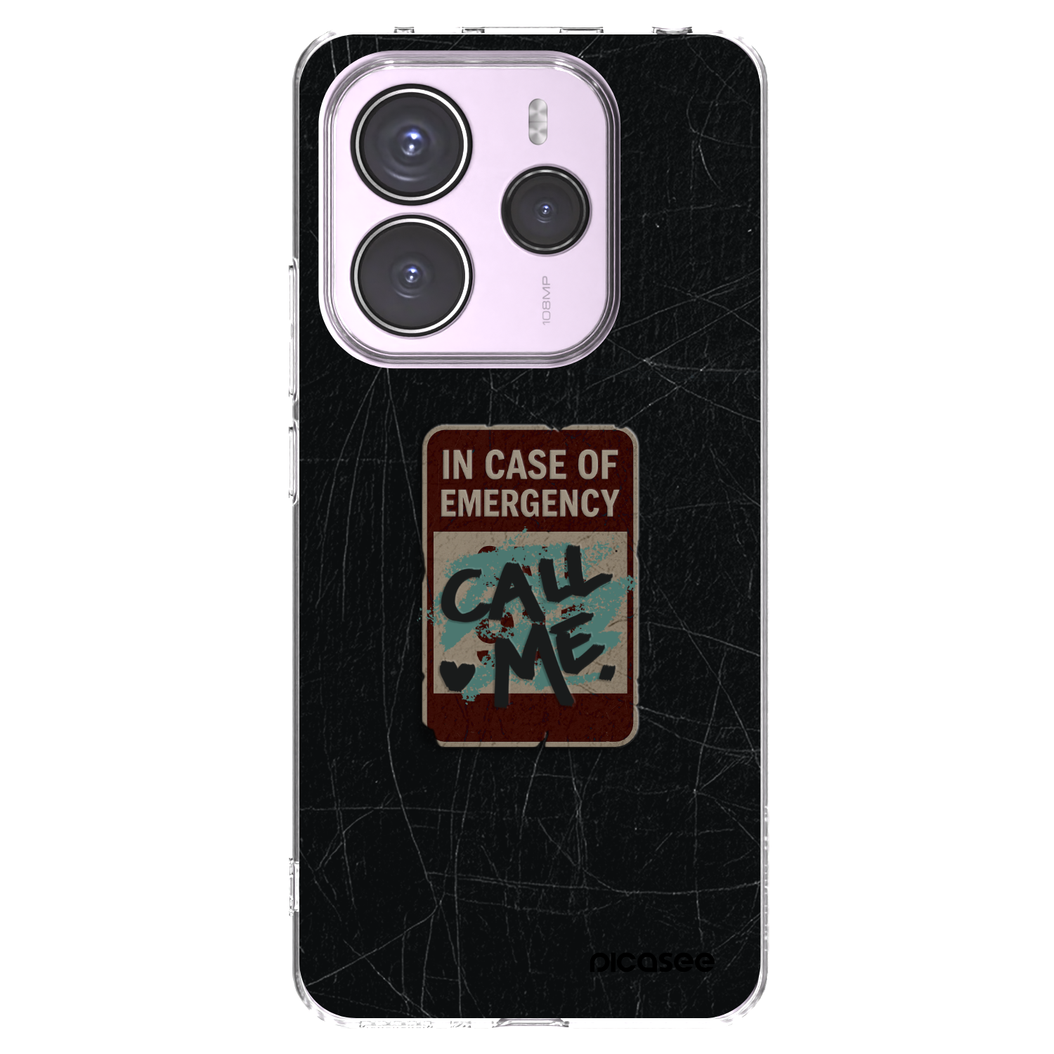 Picasee husă transparentă din silicon pentru Xiaomi Redmi Note 14 5G - EMERGENCY