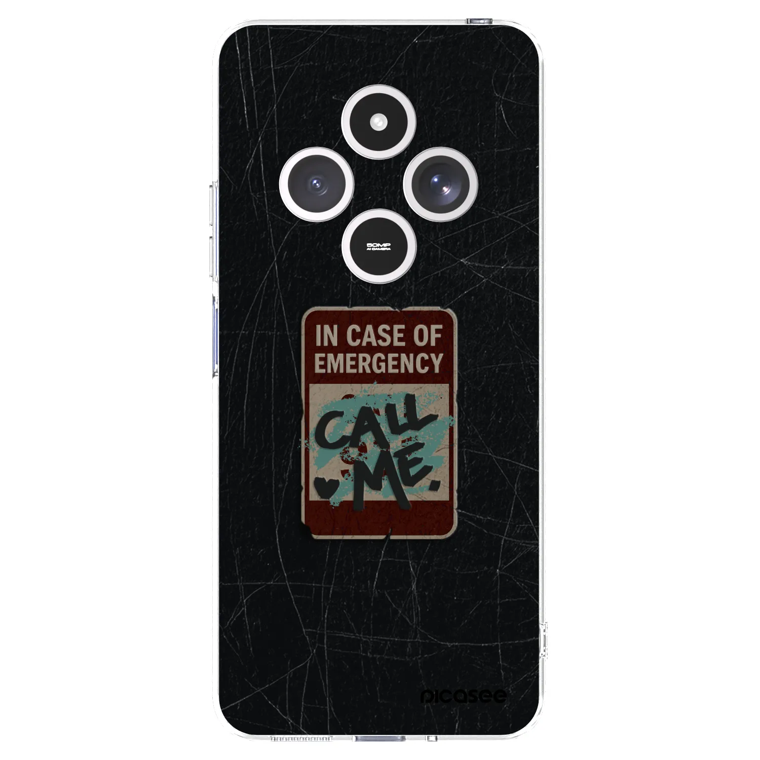 Picasee husă transparentă din silicon pentru Xiaomi Redmi 14C - EMERGENCY