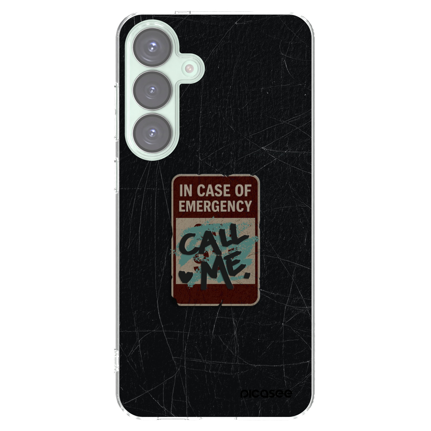 Picasee husă transparentă din silicon pentru Samsung Galaxy S25+ 5G - EMERGENCY