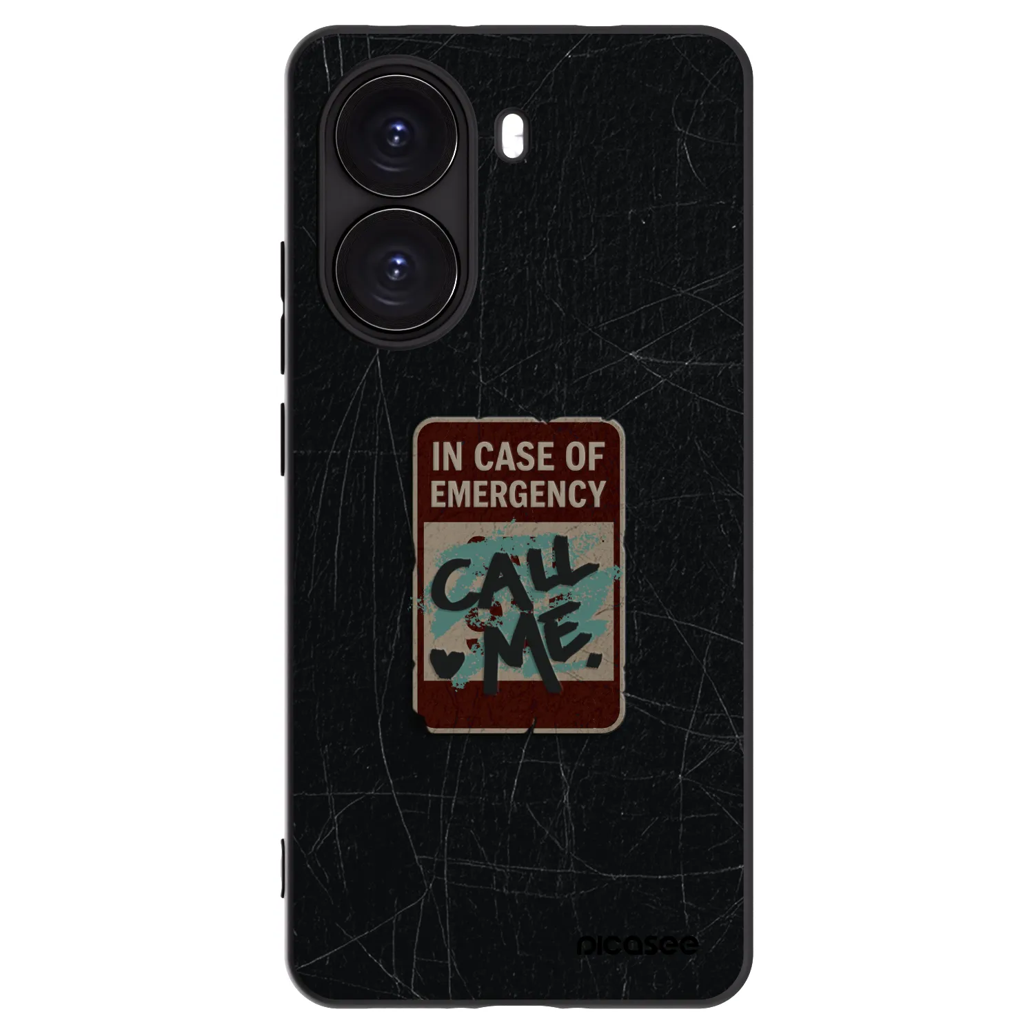 Picasee husă neagră din silicon pentru Xiaomi Poco X7 Pro 5G - EMERGENCY