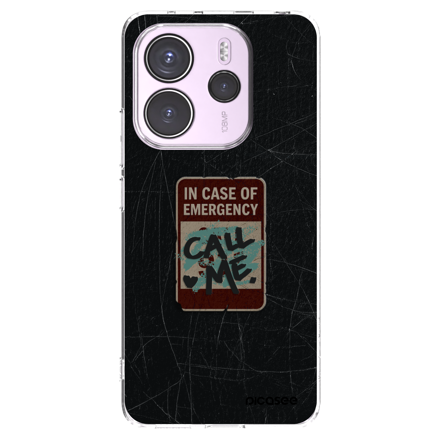 Picasee husă transparentă din silicon pentru Xiaomi Redmi Note 14 4G - EMERGENCY