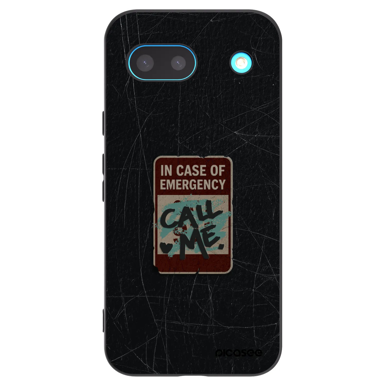 Picasee husă neagră din silicon pentru Google Pixel 8a - EMERGENCY