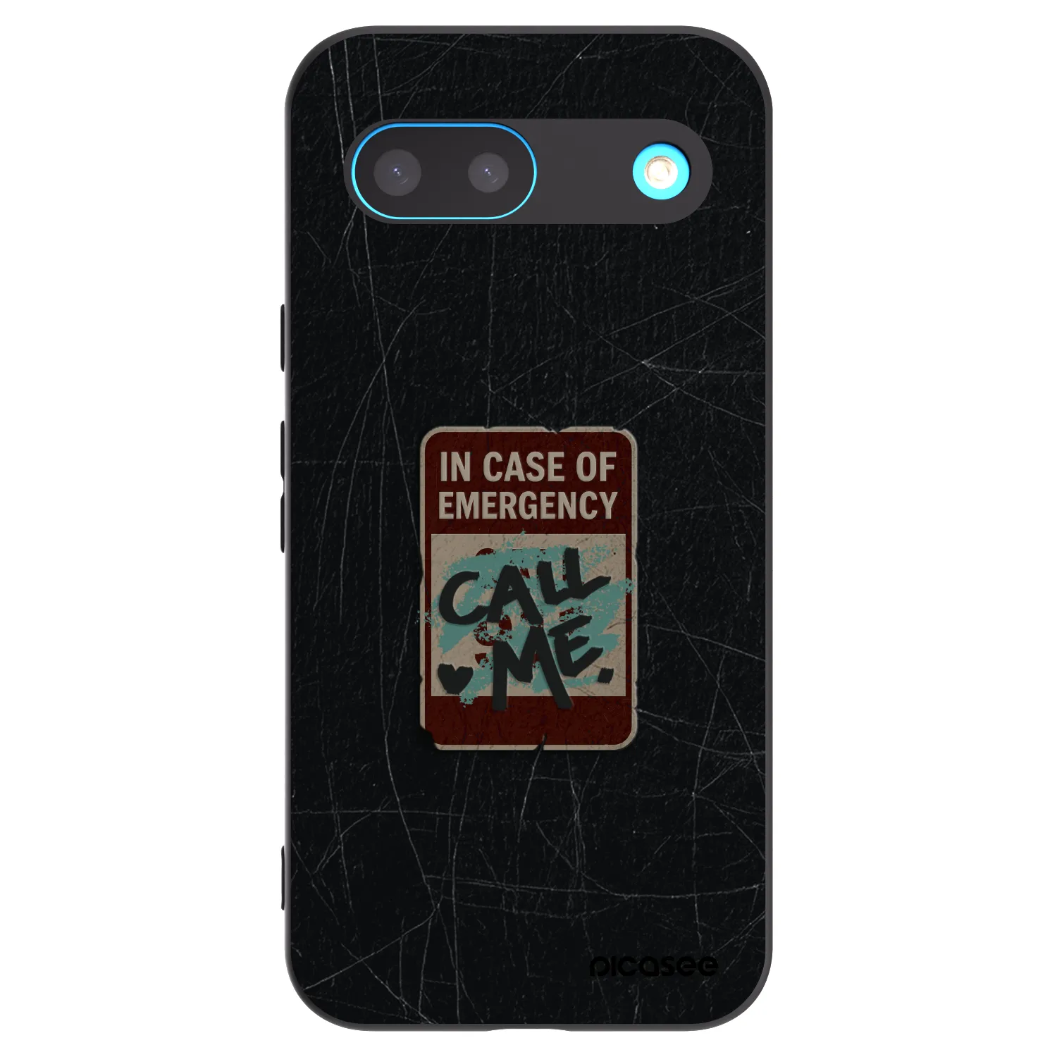 Picasee husă neagră din silicon pentru Google Pixel 8 - EMERGENCY