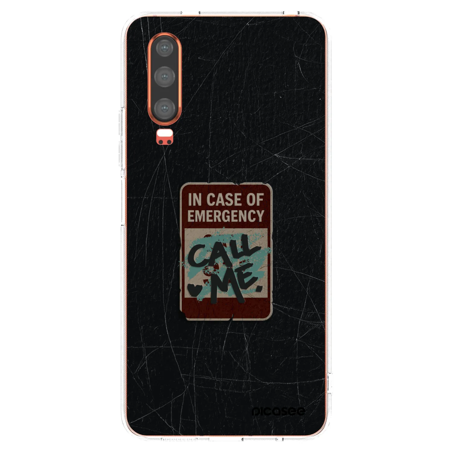 Picasee husă transparentă din silicon pentru Huawei P30 - EMERGENCY