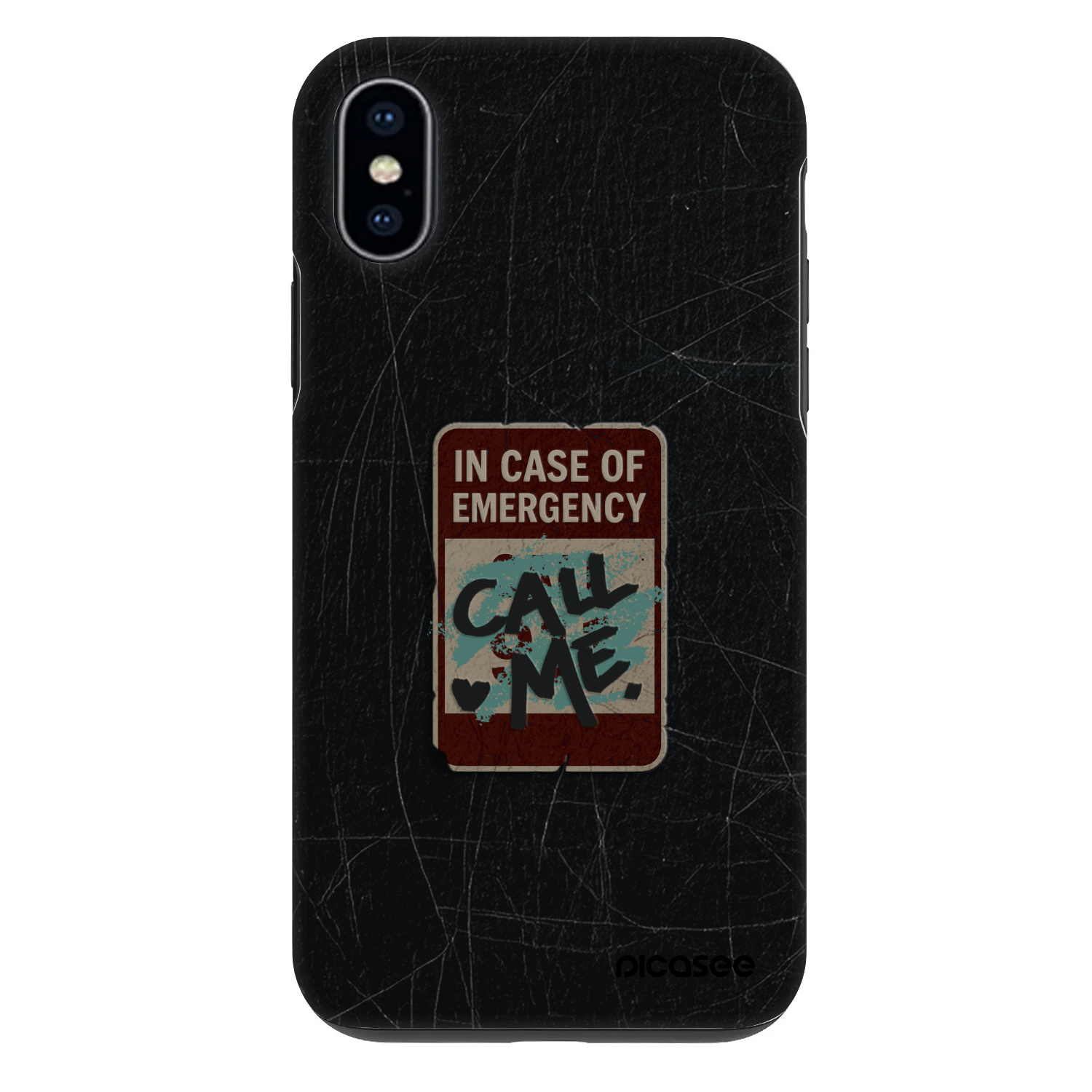 Picasee Fashion Case pentru Apple iPhone X/XS - EMERGENCY