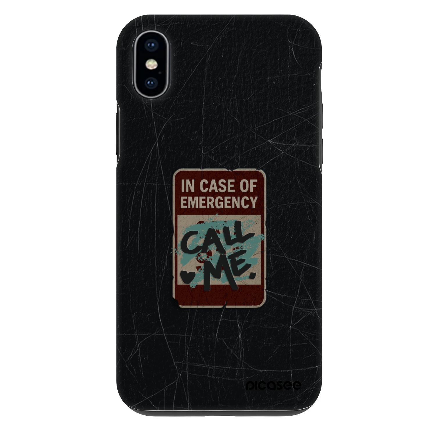 Picasee Fashion Case pentru Apple iPhone XS Max - EMERGENCY