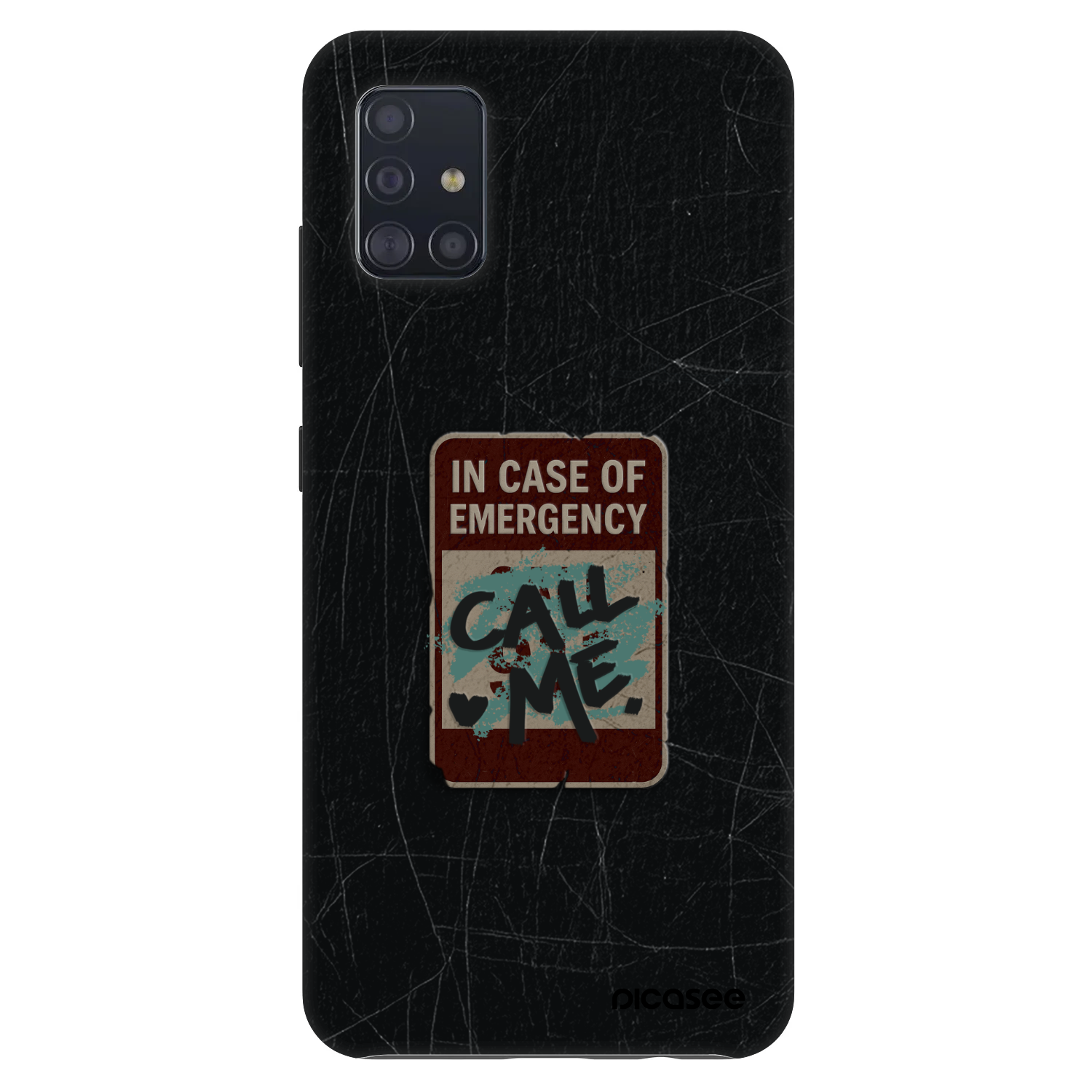 Picasee Fashion Case pentru Samsung Galaxy A51 A515F - EMERGENCY