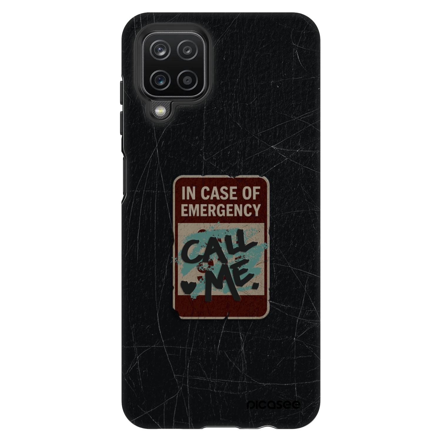 Picasee Fashion Case pentru Samsung Galaxy A12 A125F - EMERGENCY
