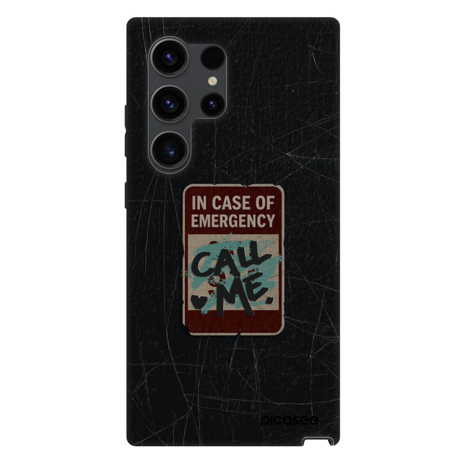 Picasee Fashion Case PowerShare pro Samsung Galaxy S24 Ultra S928B 5G - EMERGENCY