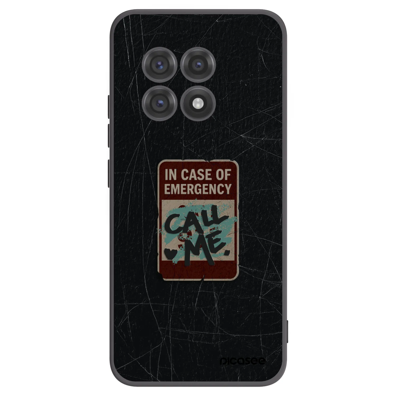 Picasee husă neagră din silicon pentru OnePlus 13R 5G - EMERGENCY