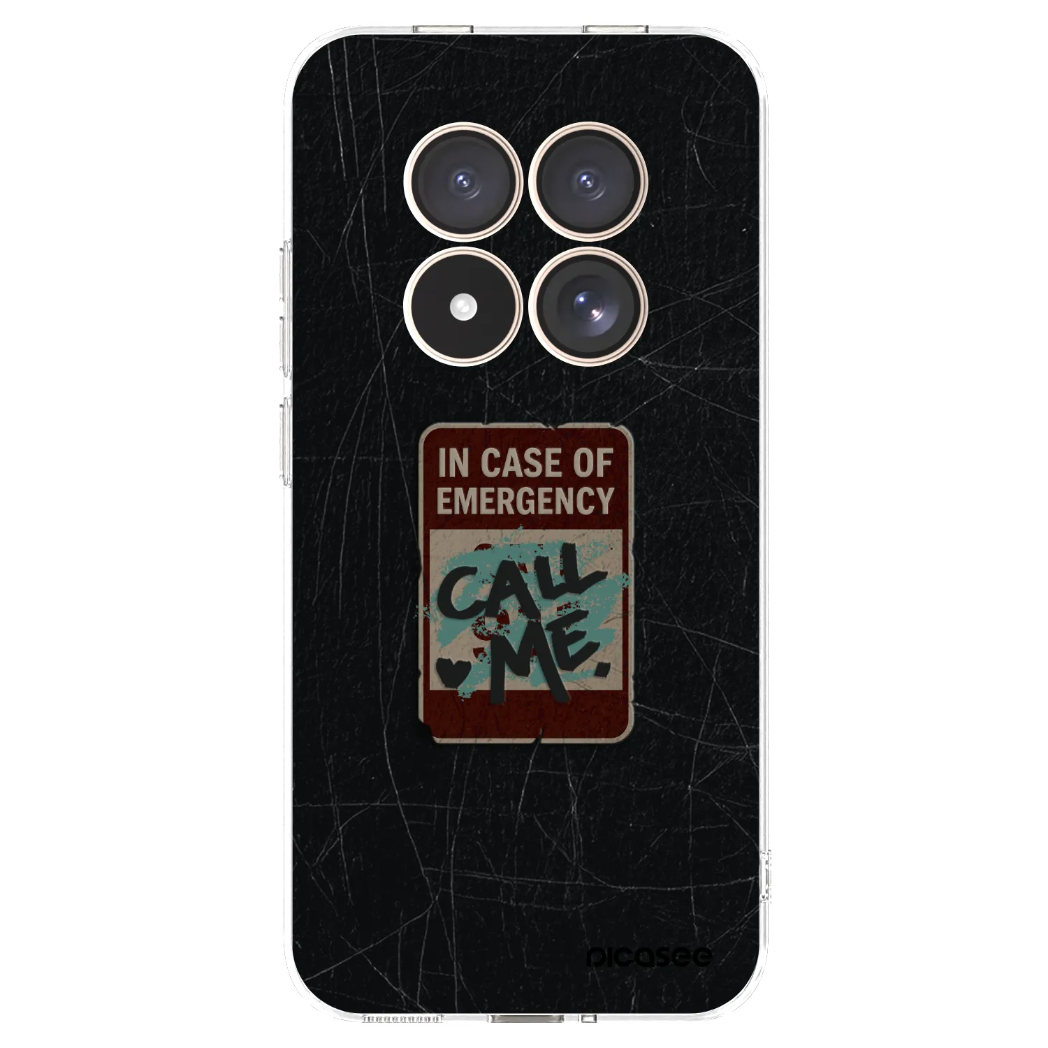 Picasee husă transparentă din silicon pentru Xiaomi Redmi Note 15 Pro 4G - EMERGENCY
