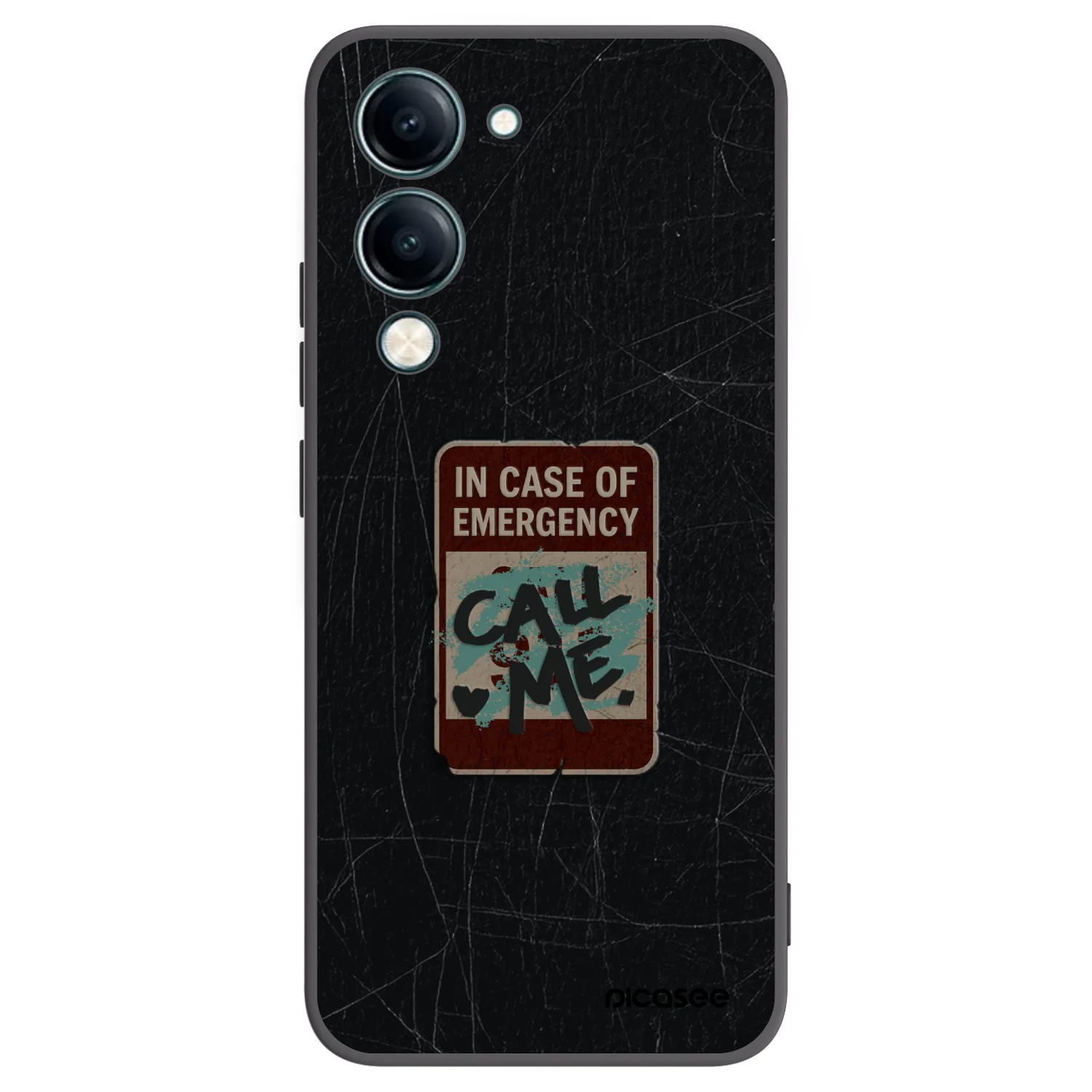 Picasee husă neagră din silicon pentru Vivo Y29s 5G - EMERGENCY