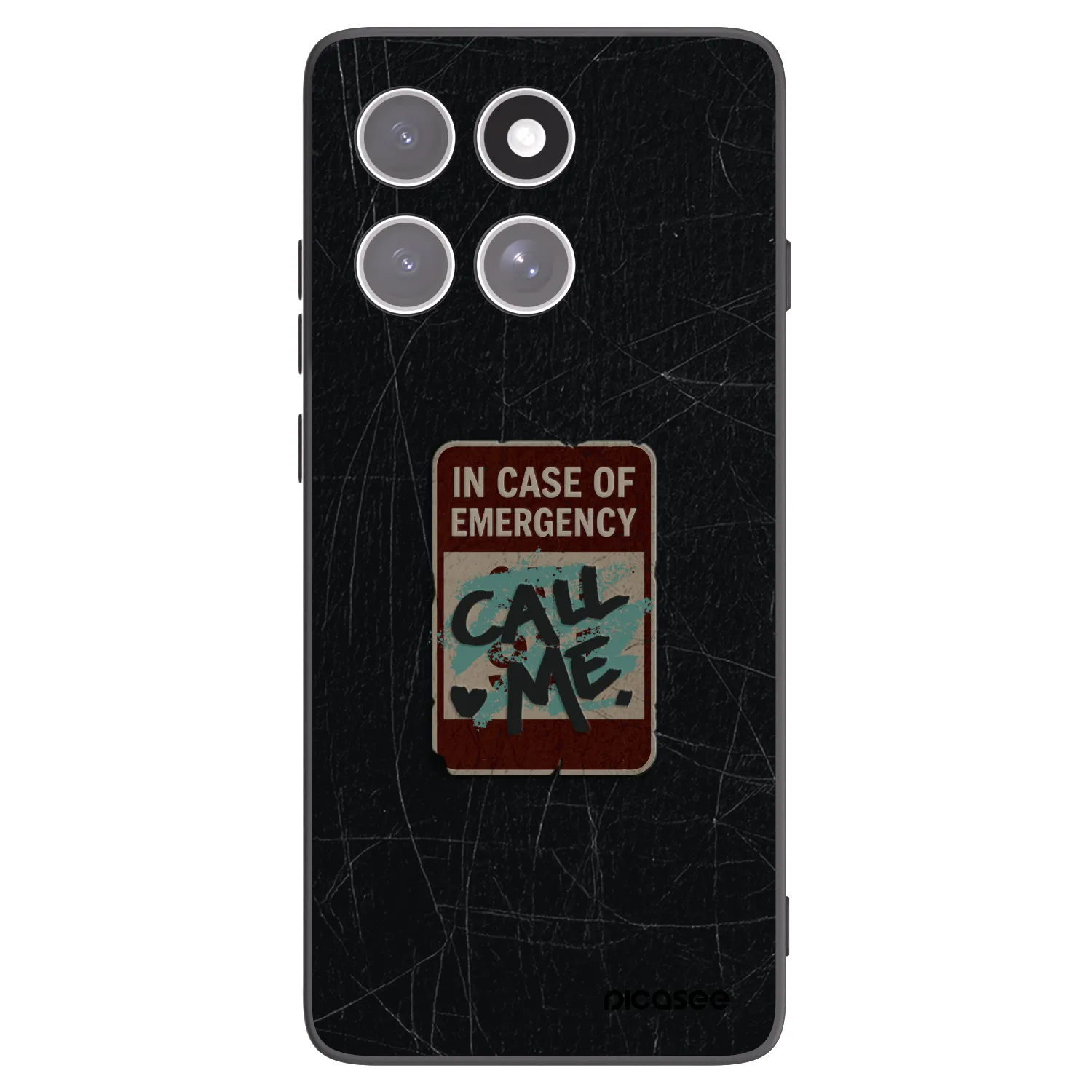 Picasee husă neagră din silicon pentru Motorola Edge 60 Fusion - EMERGENCY