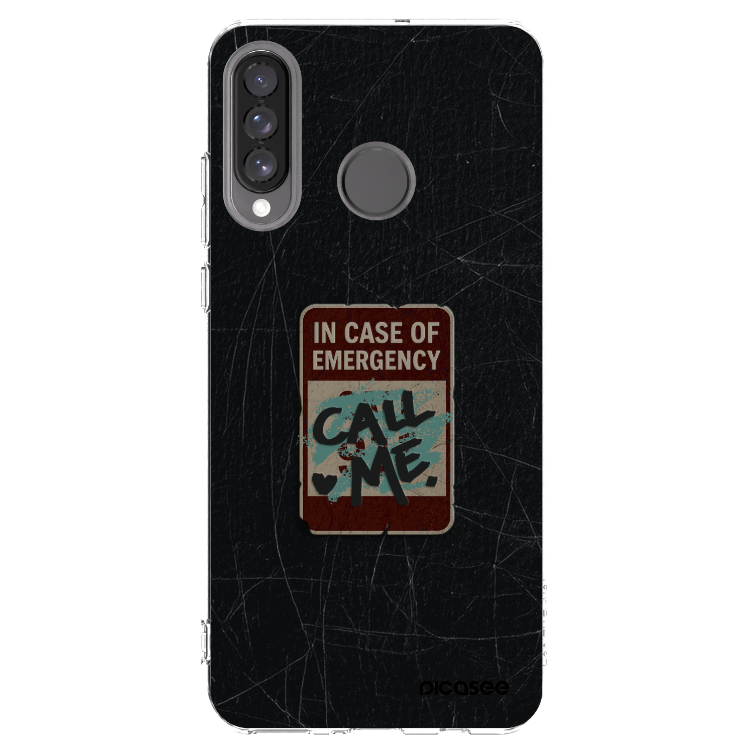 Picasee husă transparentă din silicon pentru Huawei P30 Lite - EMERGENCY