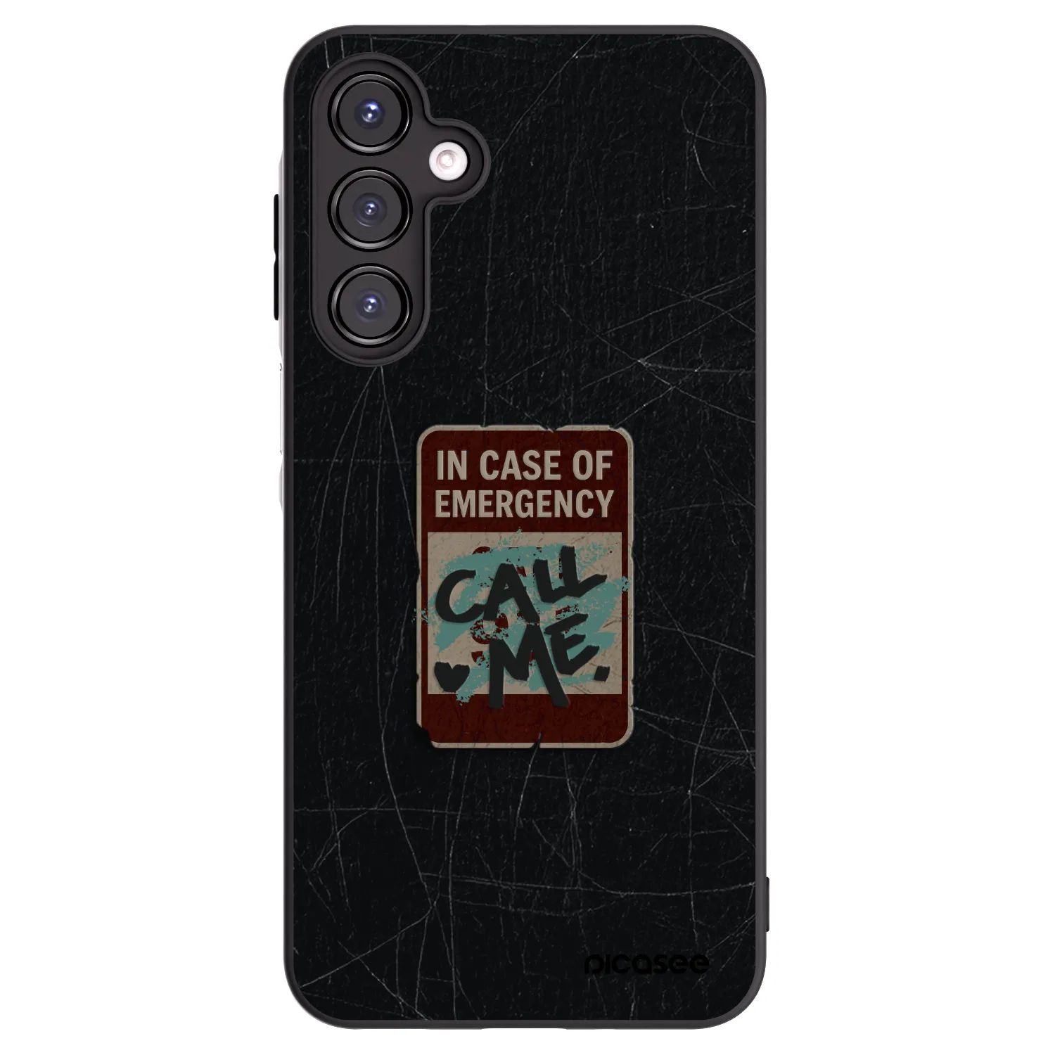 Picasee husă neagră din silicon pentru Samsung Galaxy A16 4G - EMERGENCY
