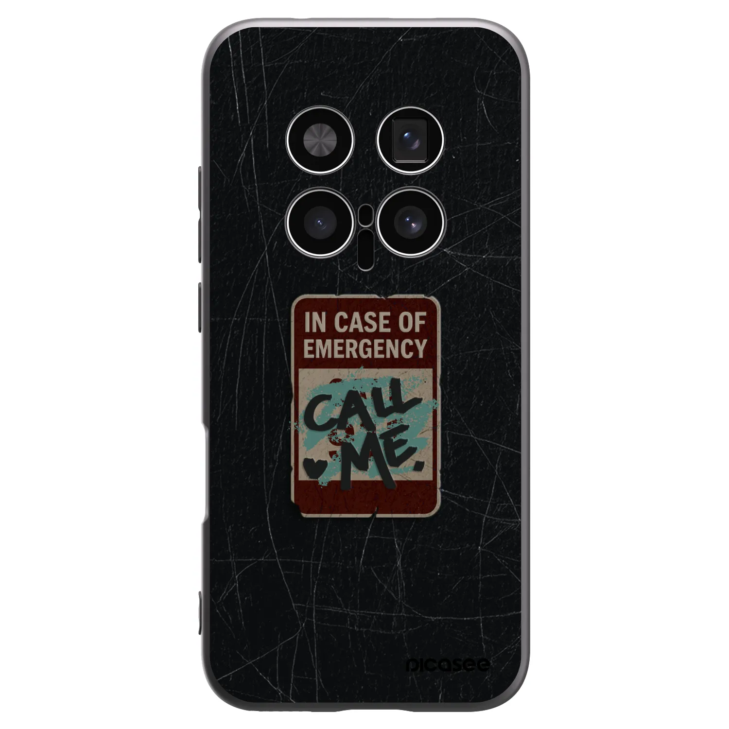 Picasee husă neagră din silicon pentru Honor Magic8 Pro 5G - EMERGENCY