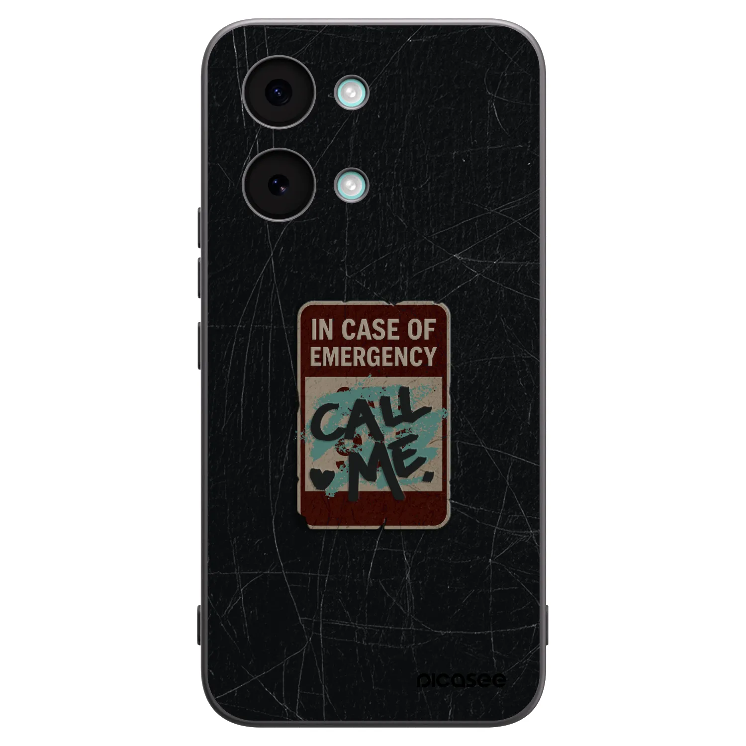 Picasee husă neagră din silicon pentru Xiaomi Poco X8 Pro Max - EMERGENCY