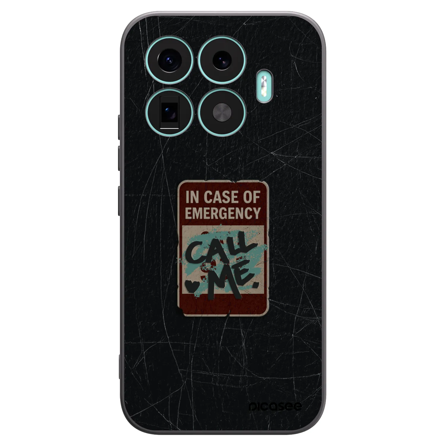Picasee husă neagră din silicon pentru Xiaomi 17T - EMERGENCY