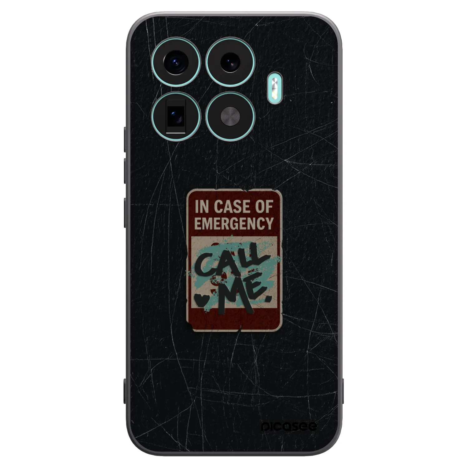Picasee husă neagră din silicon pentru Xiaomi 17T Pro - EMERGENCY