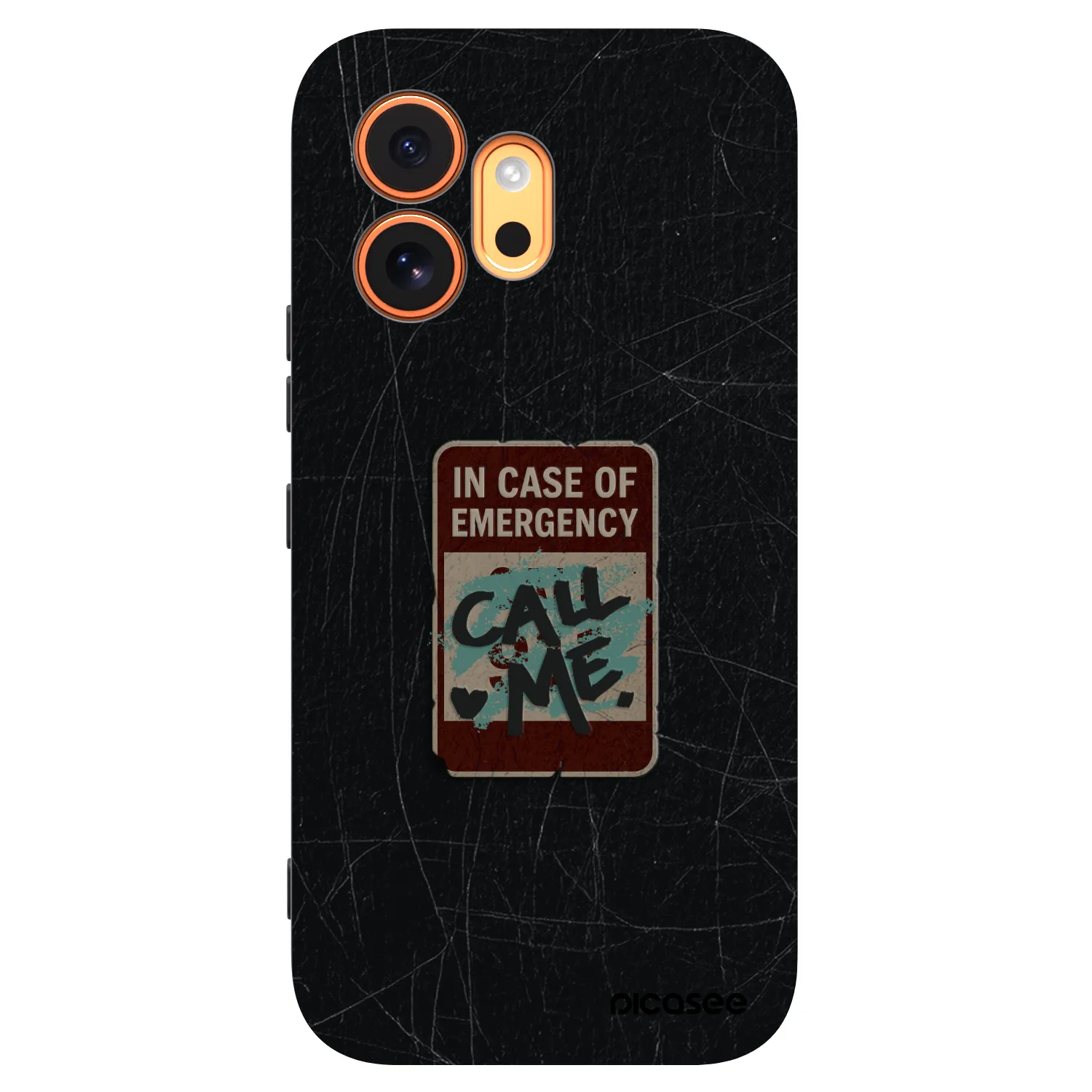 Picasee husă neagră din silicon pentru Honor 600 - EMERGENCY
