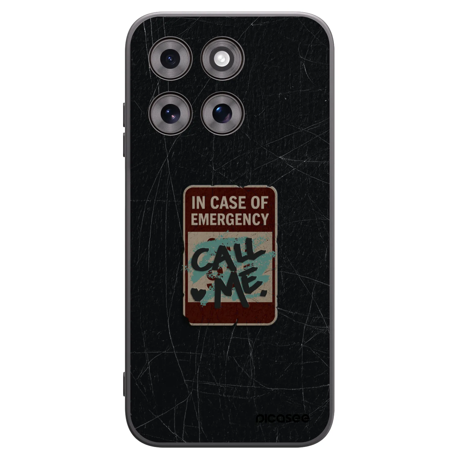 Picasee husă neagră din silicon pentru Motorola Moto G77 - EMERGENCY