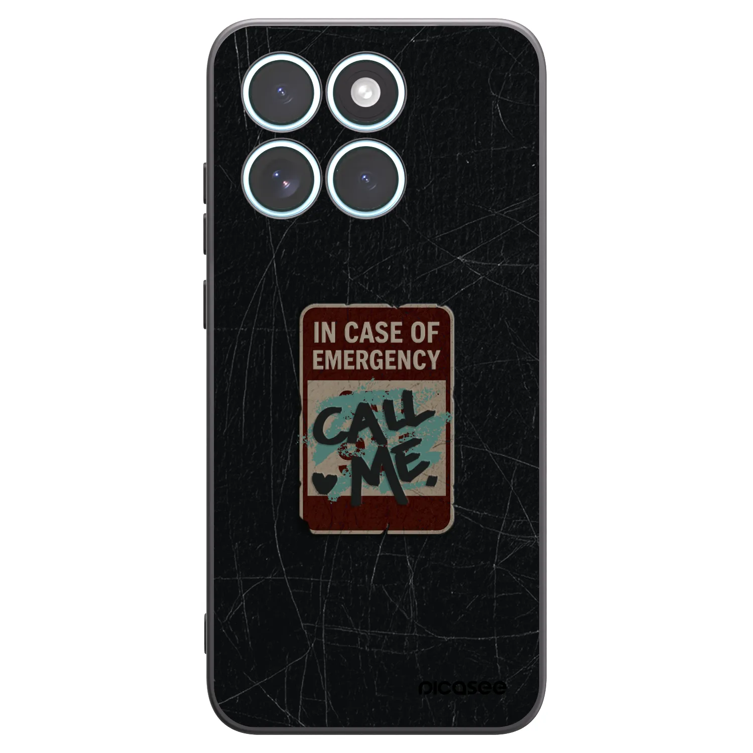 Picasee husă neagră din silicon pentru Motorola Edge 70 Fusion - EMERGENCY