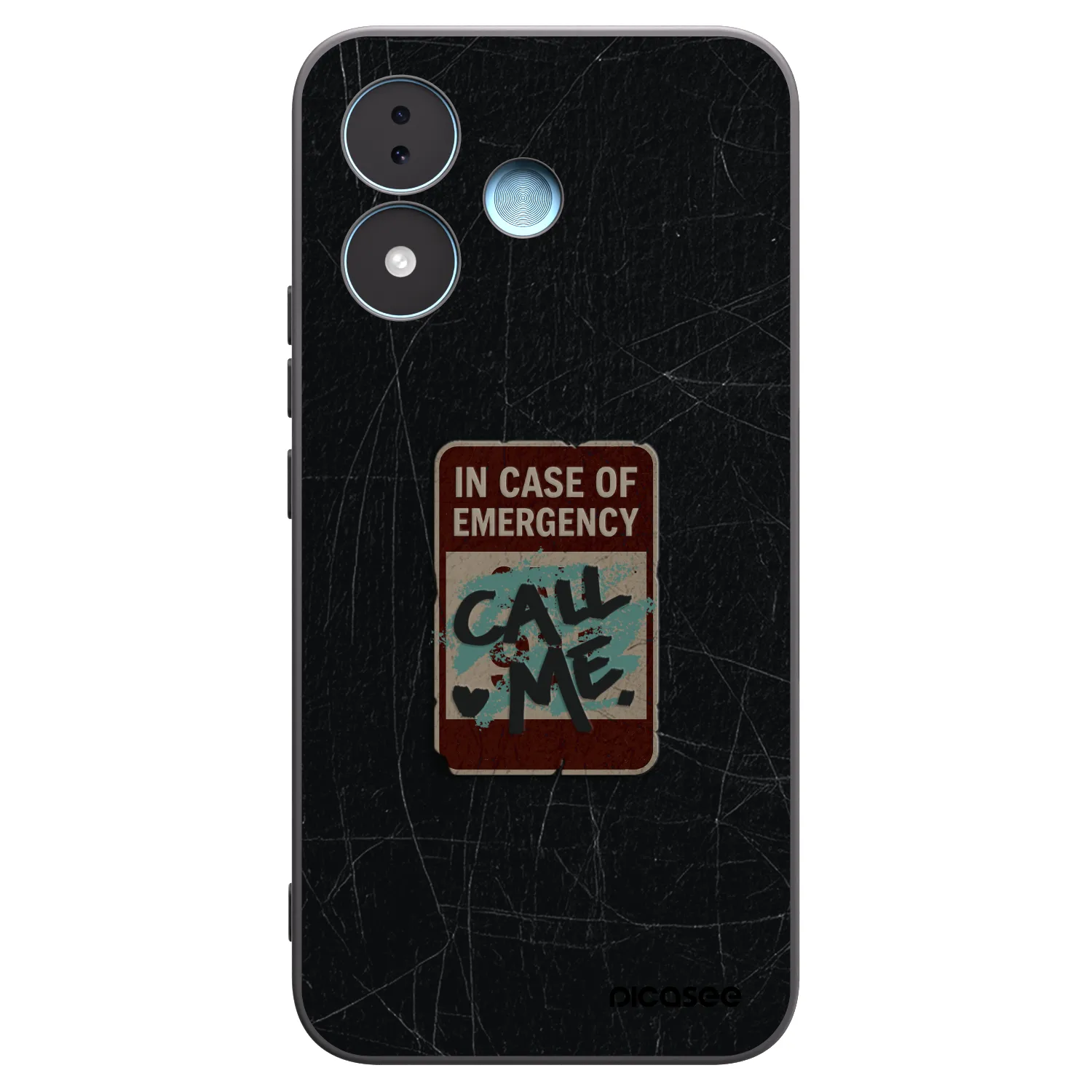 Picasee husă neagră din silicon pentru Xiaomi Redmi Note 17 5G - EMERGENCY
