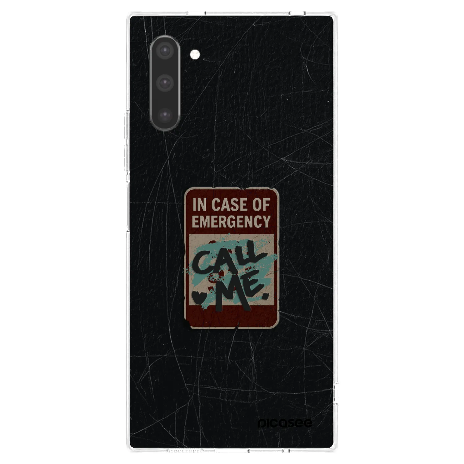 Picasee husă transparentă din silicon pentru Samsung Galaxy Note 10 N970F - EMERGENCY