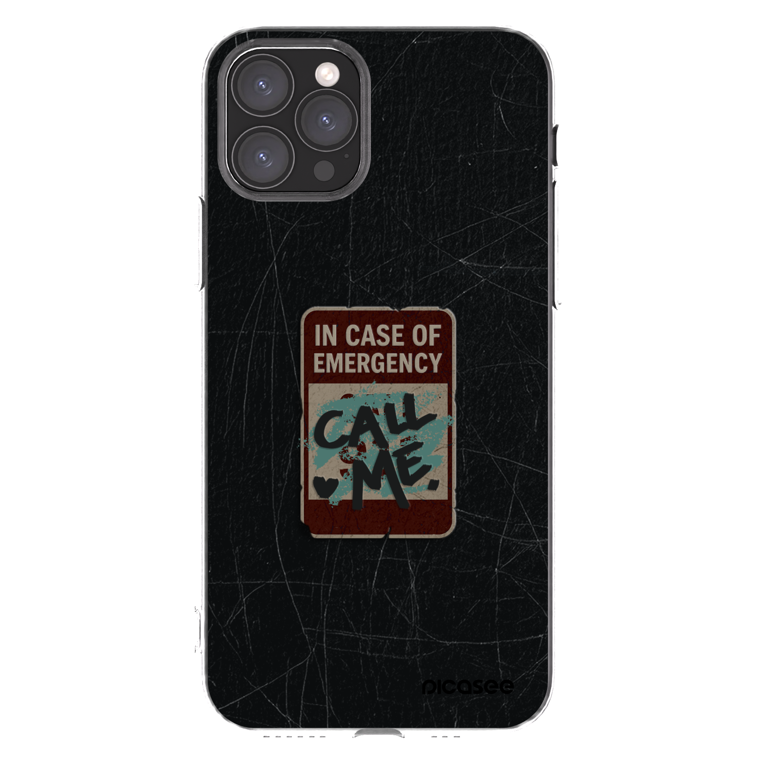 Picasee husă transparentă din silicon pentru Apple iPhone 11 Pro - EMERGENCY