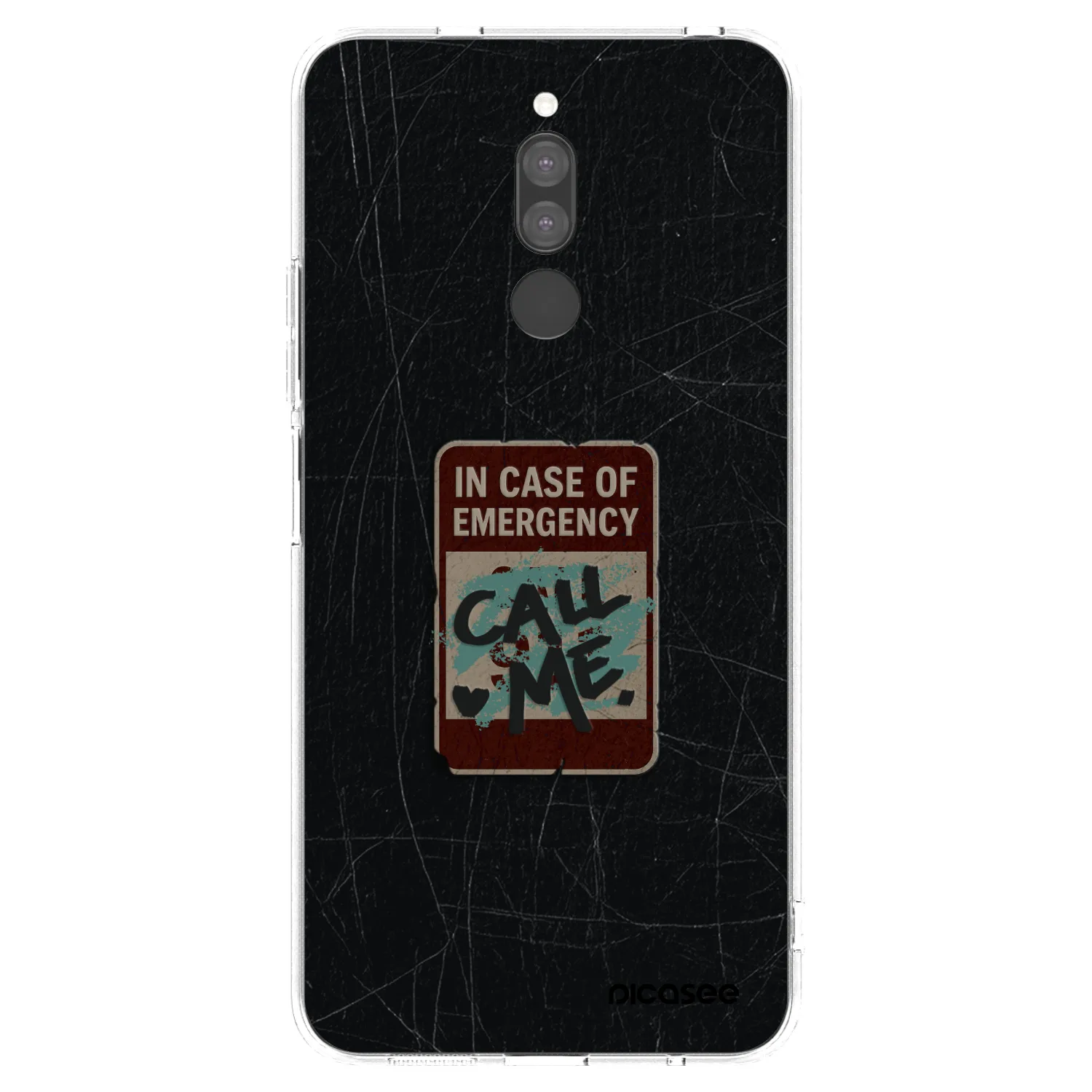 Picasee husă transparentă din silicon pentru Xiaomi Redmi 8 - EMERGENCY