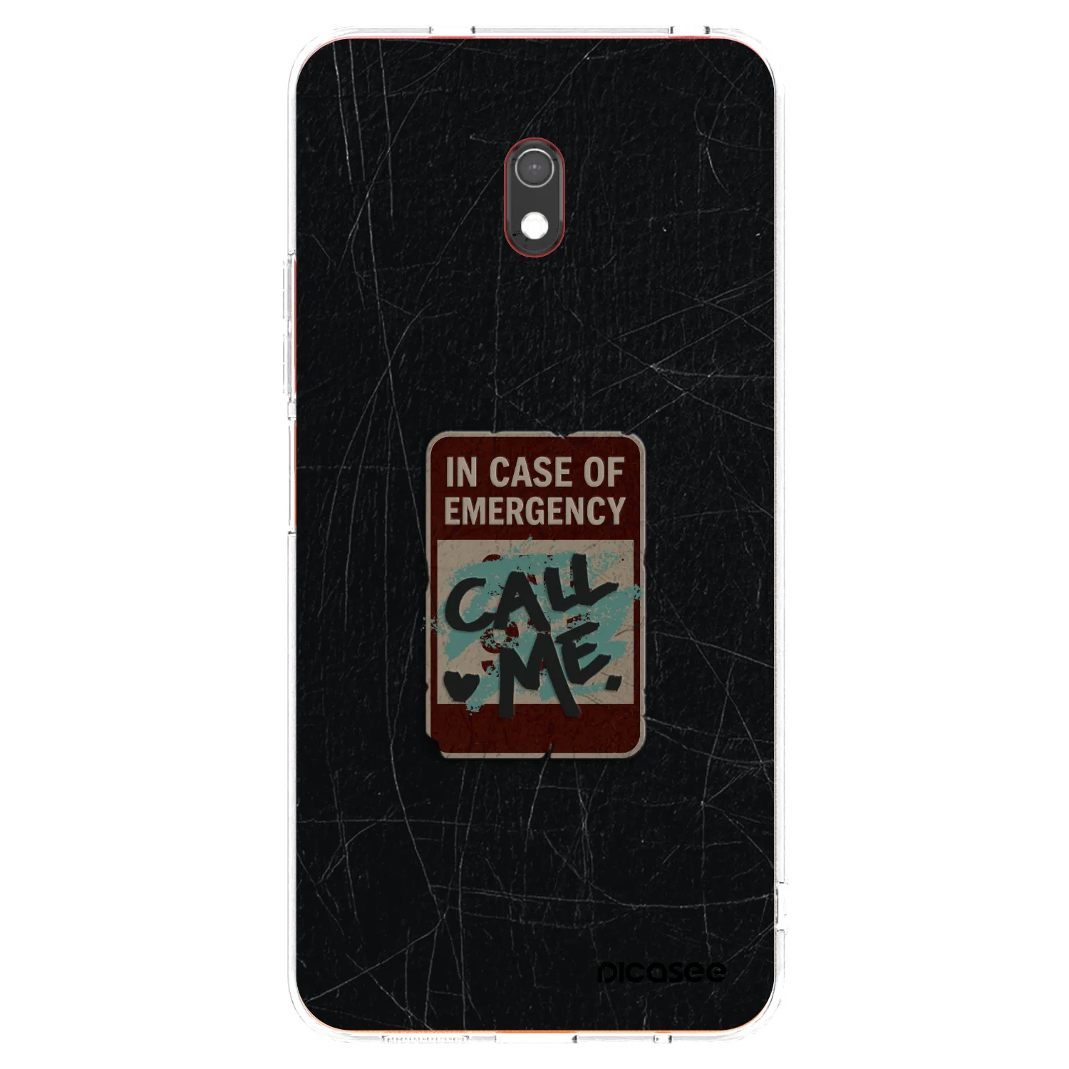 Picasee husă transparentă din silicon pentru Xiaomi Redmi 8A - EMERGENCY