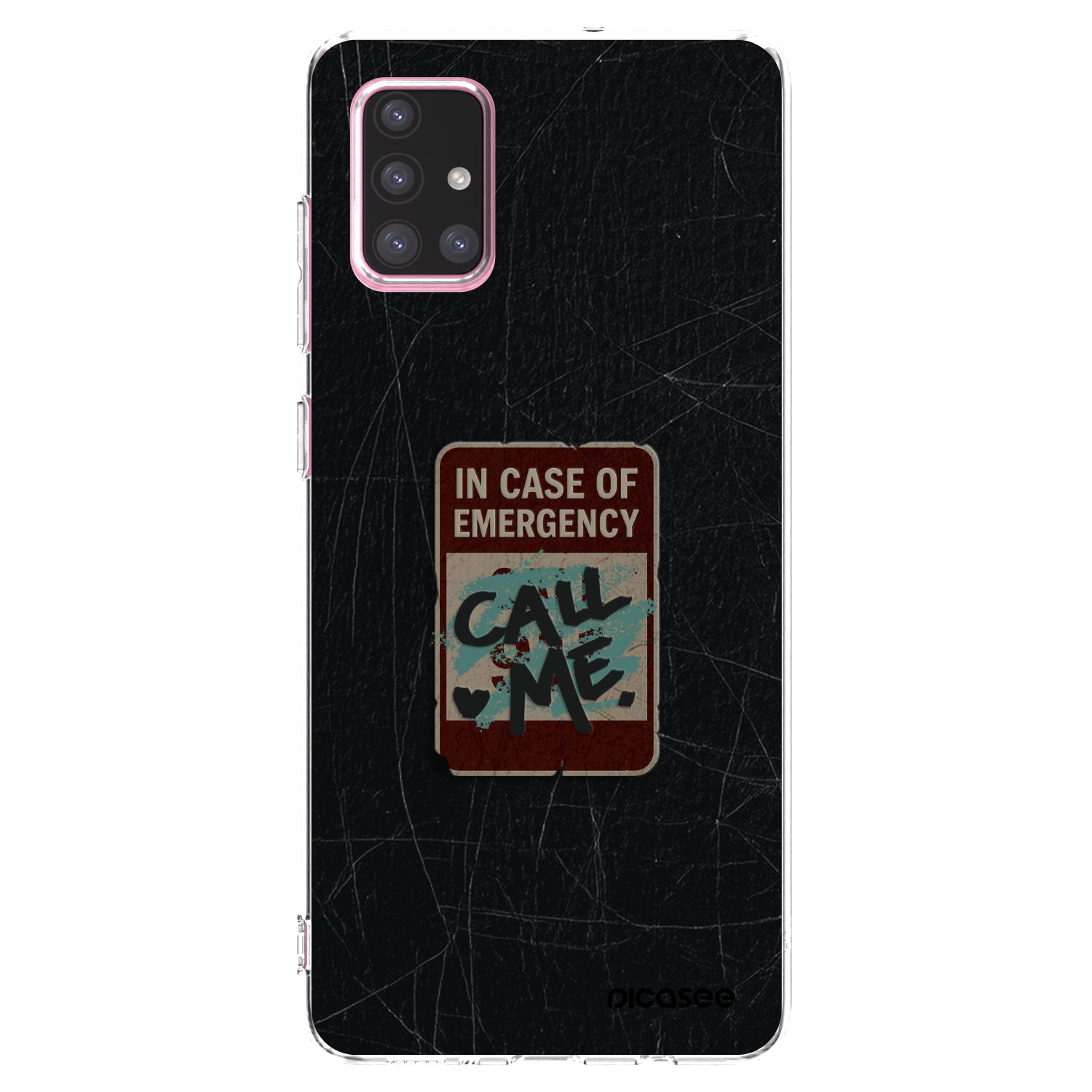 Picasee husă transparentă din silicon pentru Samsung Galaxy A71 A715F - EMERGENCY