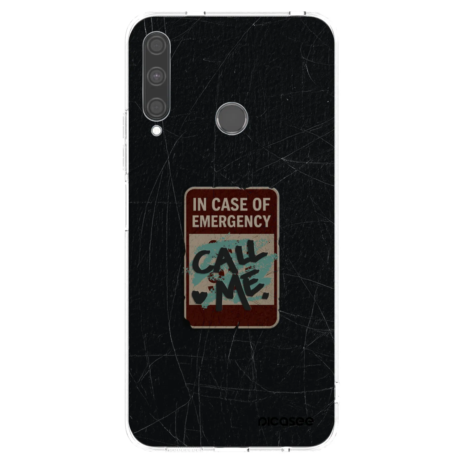 Picasee husă transparentă din silicon pentru Huawei P40 Lite E - EMERGENCY