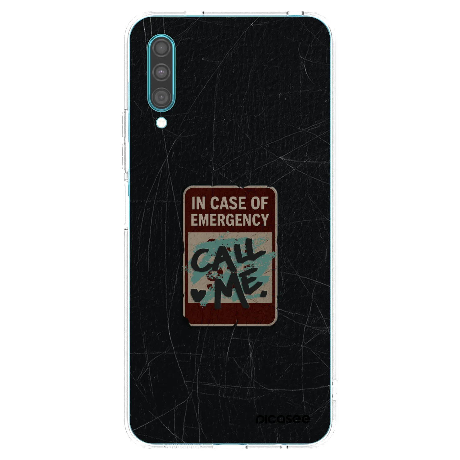 Picasee husă transparentă din silicon pentru Samsung Galaxy A30s A307F - EMERGENCY